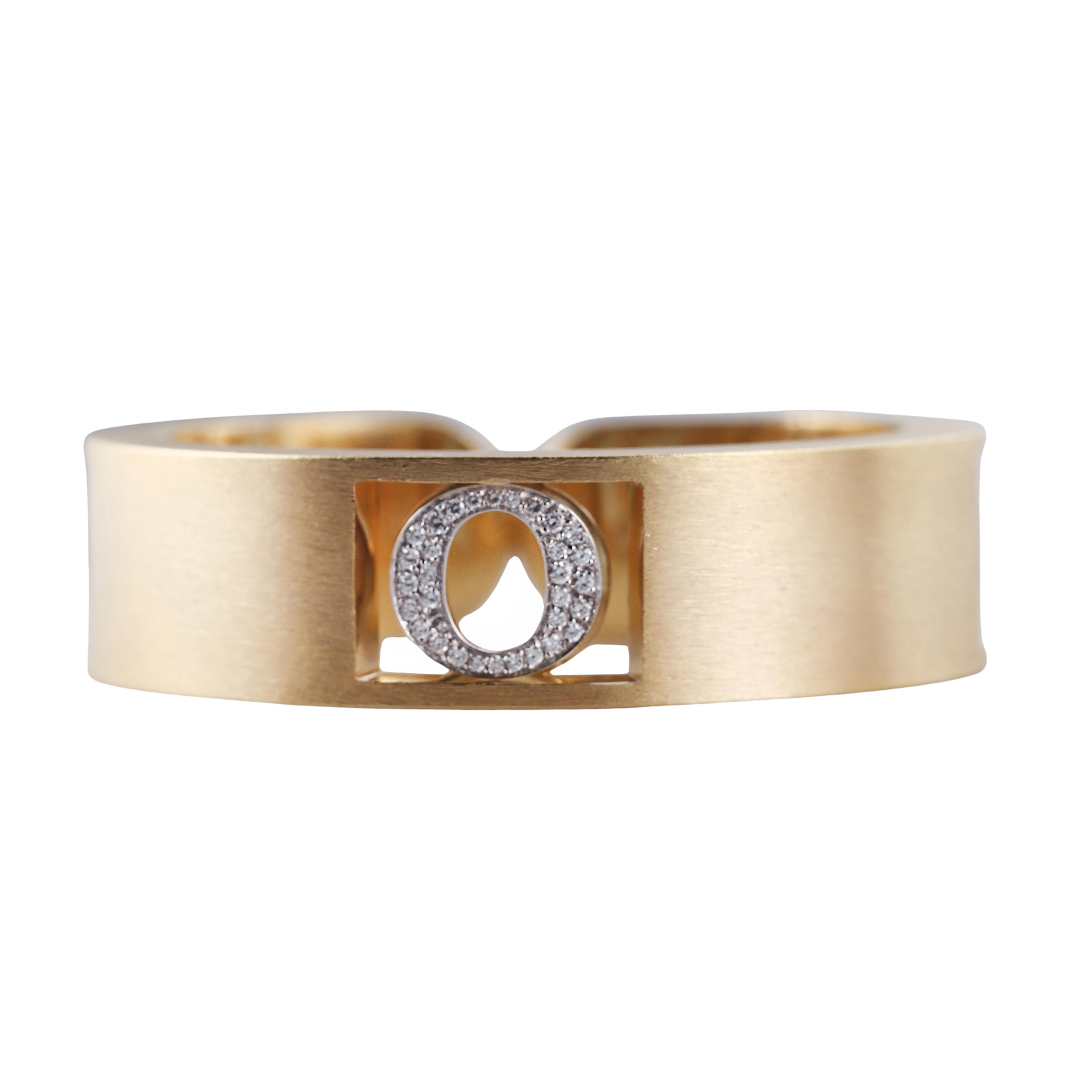 Pasquale Bruni Vintage Amor Est Vita Gold Cuff Bracelet
