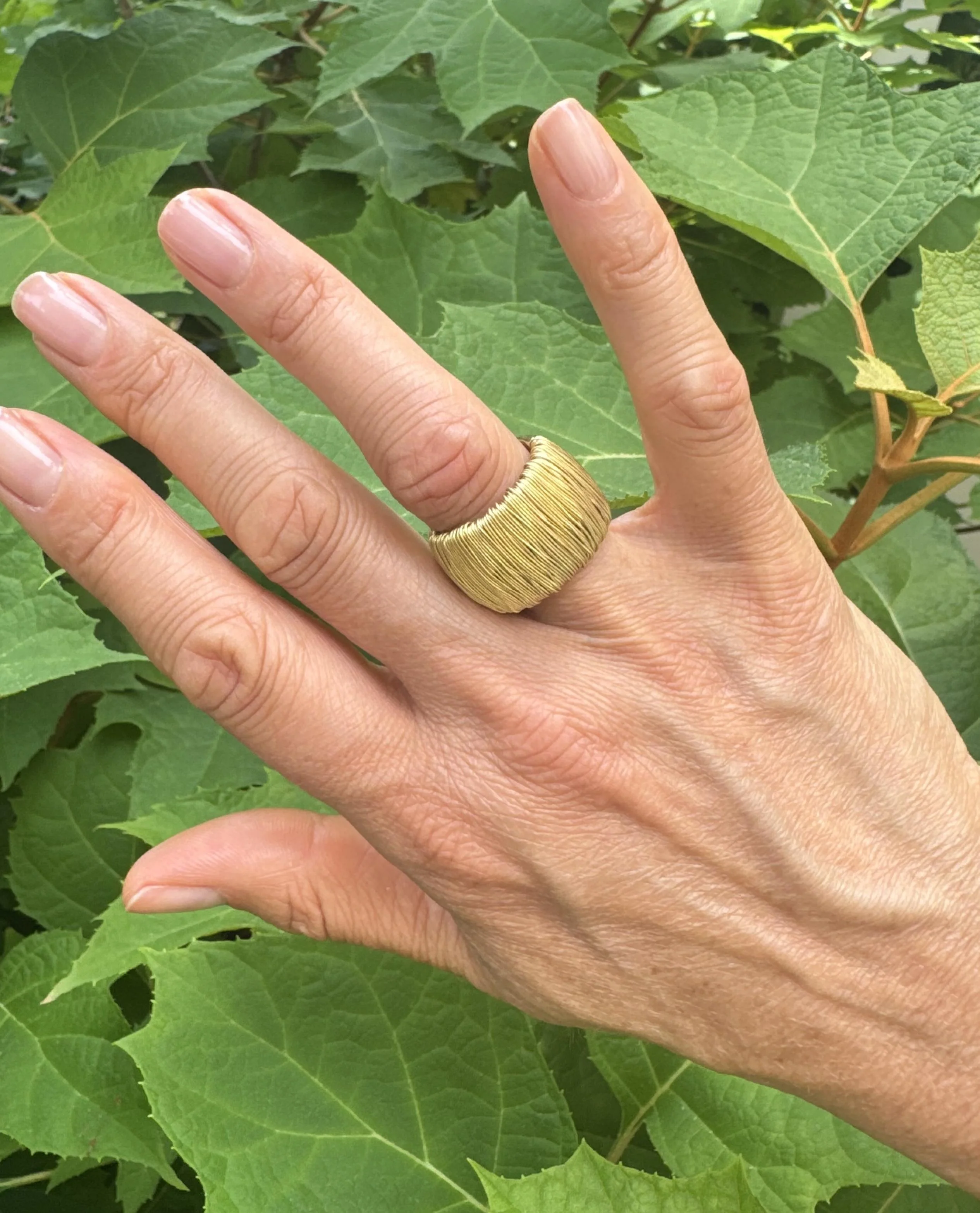 Pasquale Bruni Amor Est Vita Diamond Heart Gold Open Band Ring