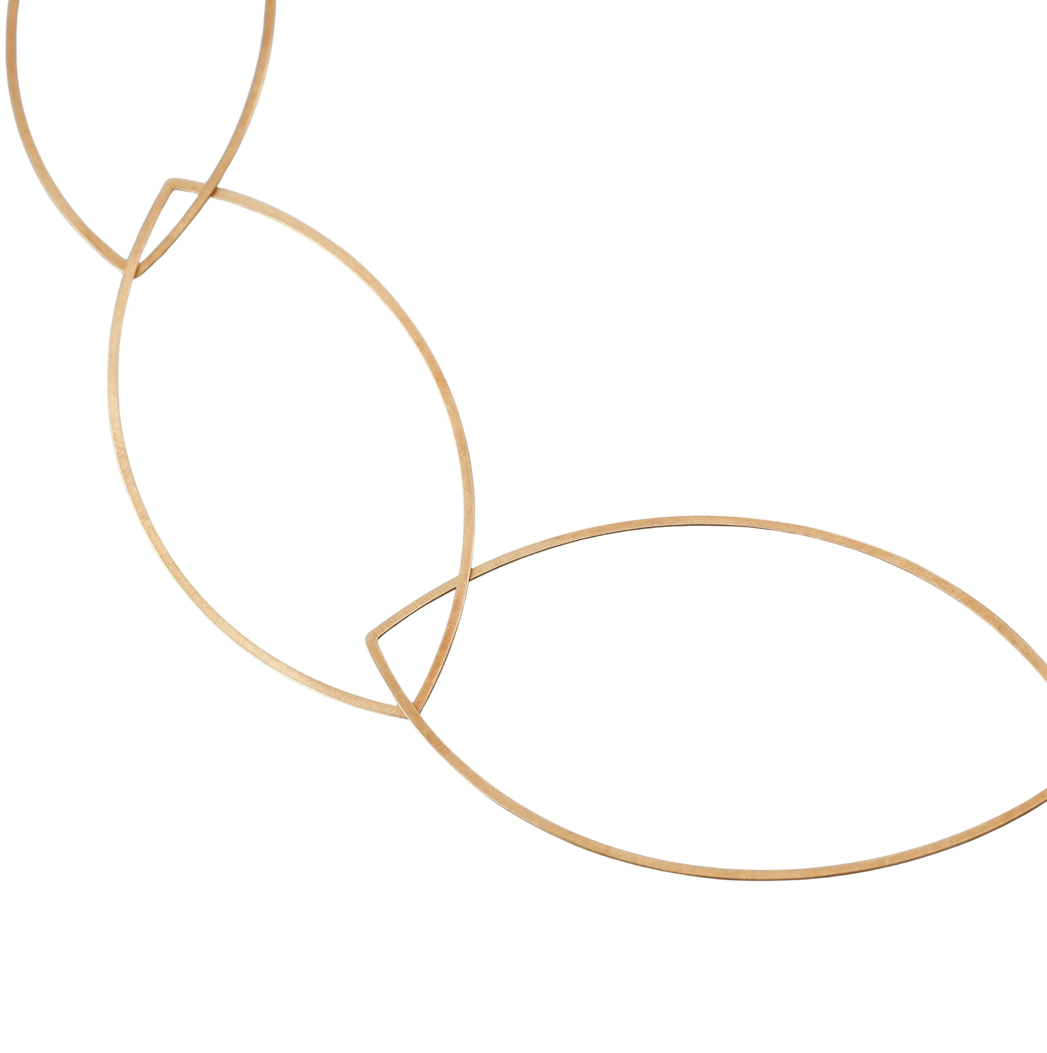 Niessing Modernist Gold Geometric Link Necklace