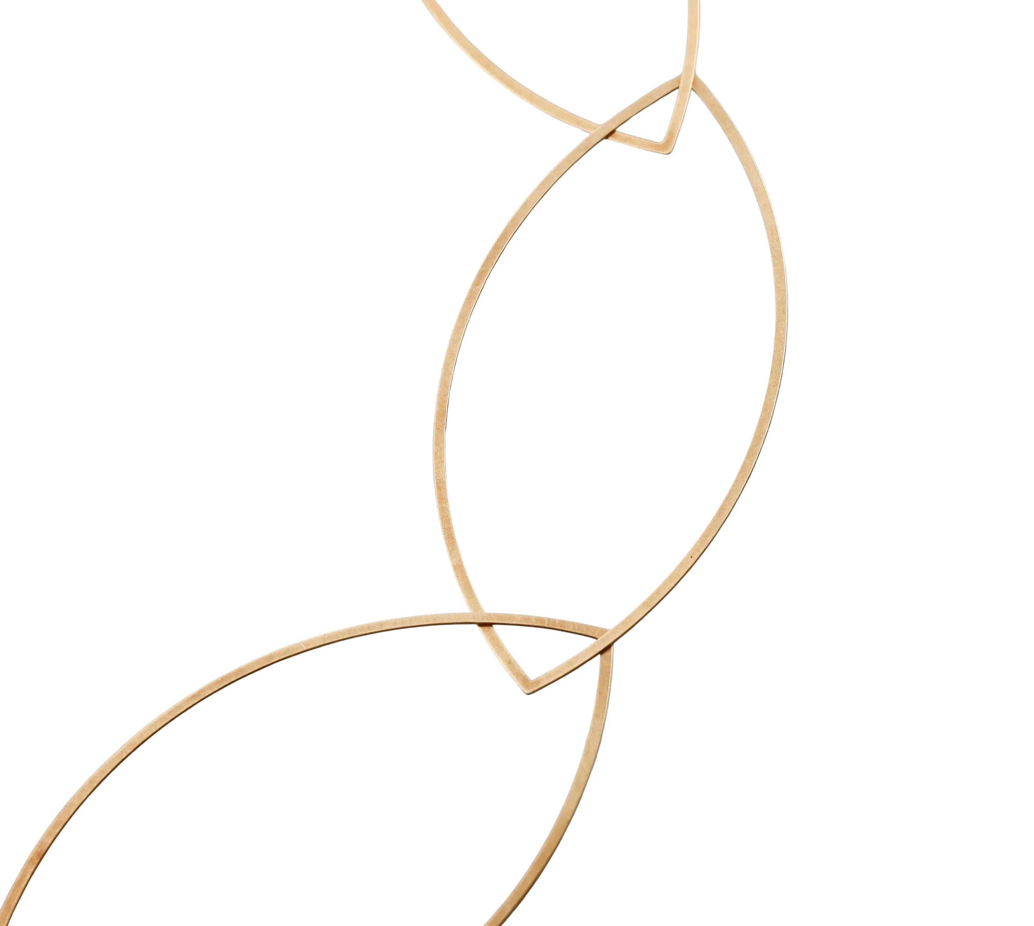 Niessing Modernist Gold Geometric Link Necklace