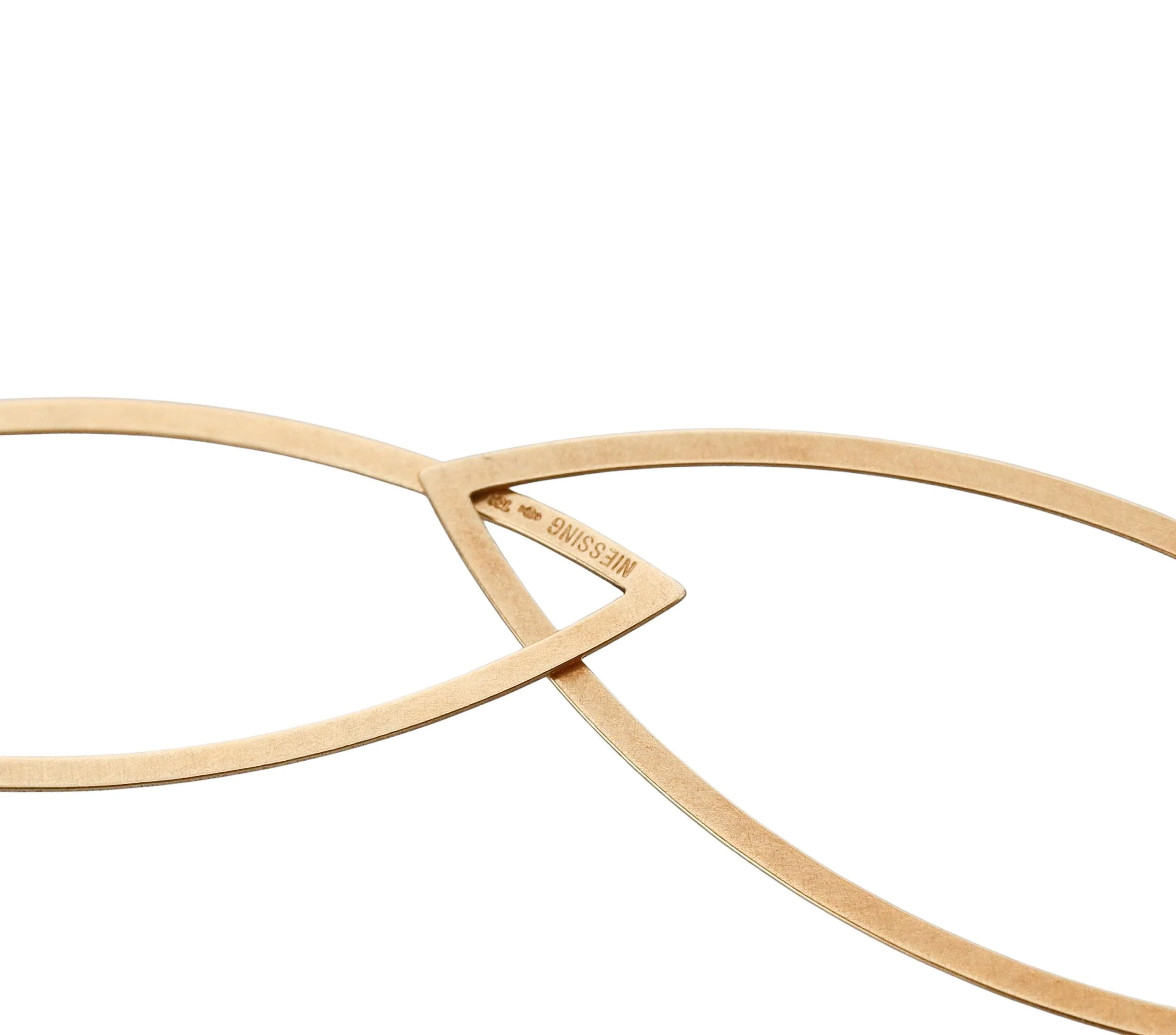 Niessing Modernist Gold Geometric Link Necklace