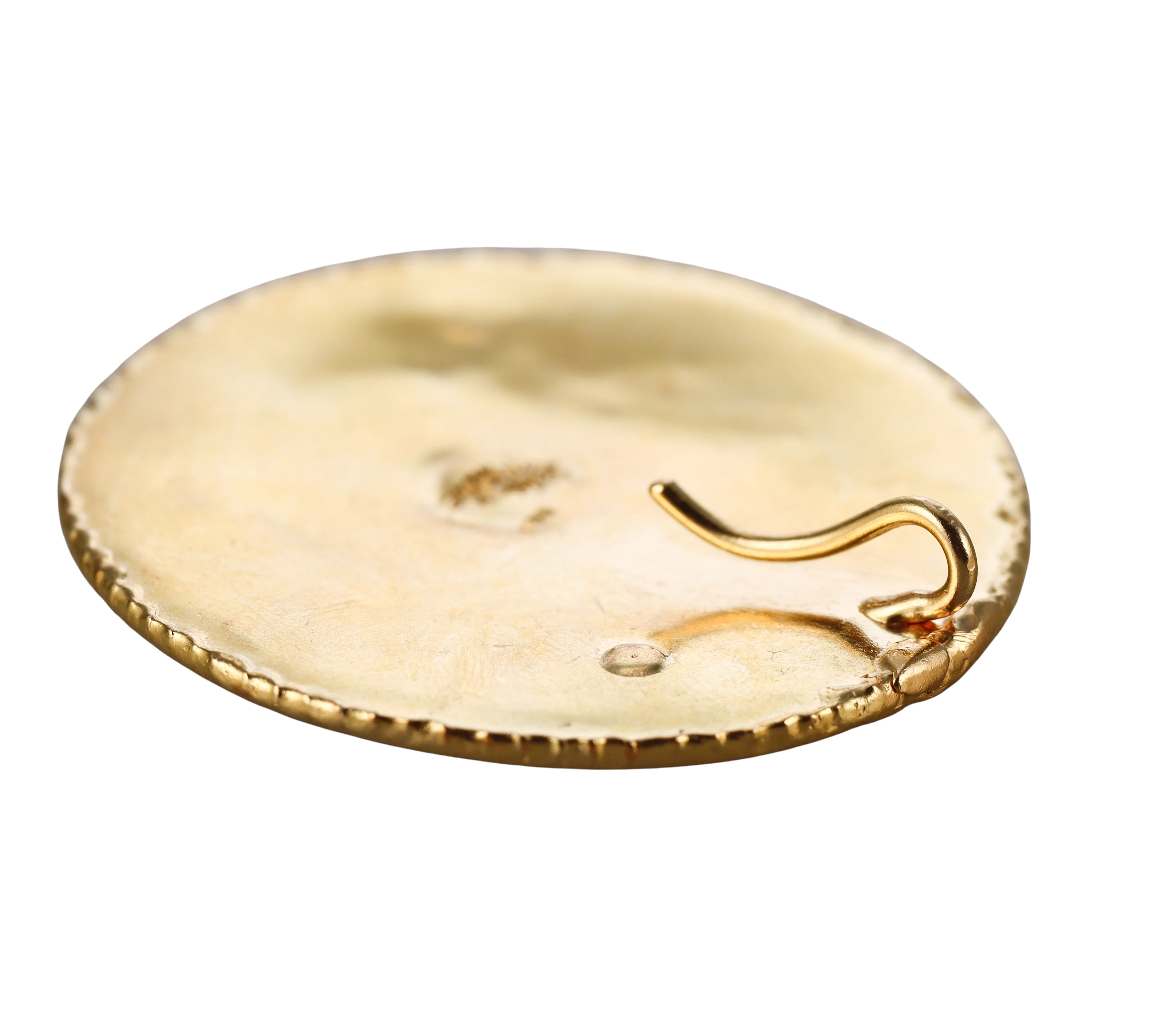 Jean Mahie Gold Circle Pendant