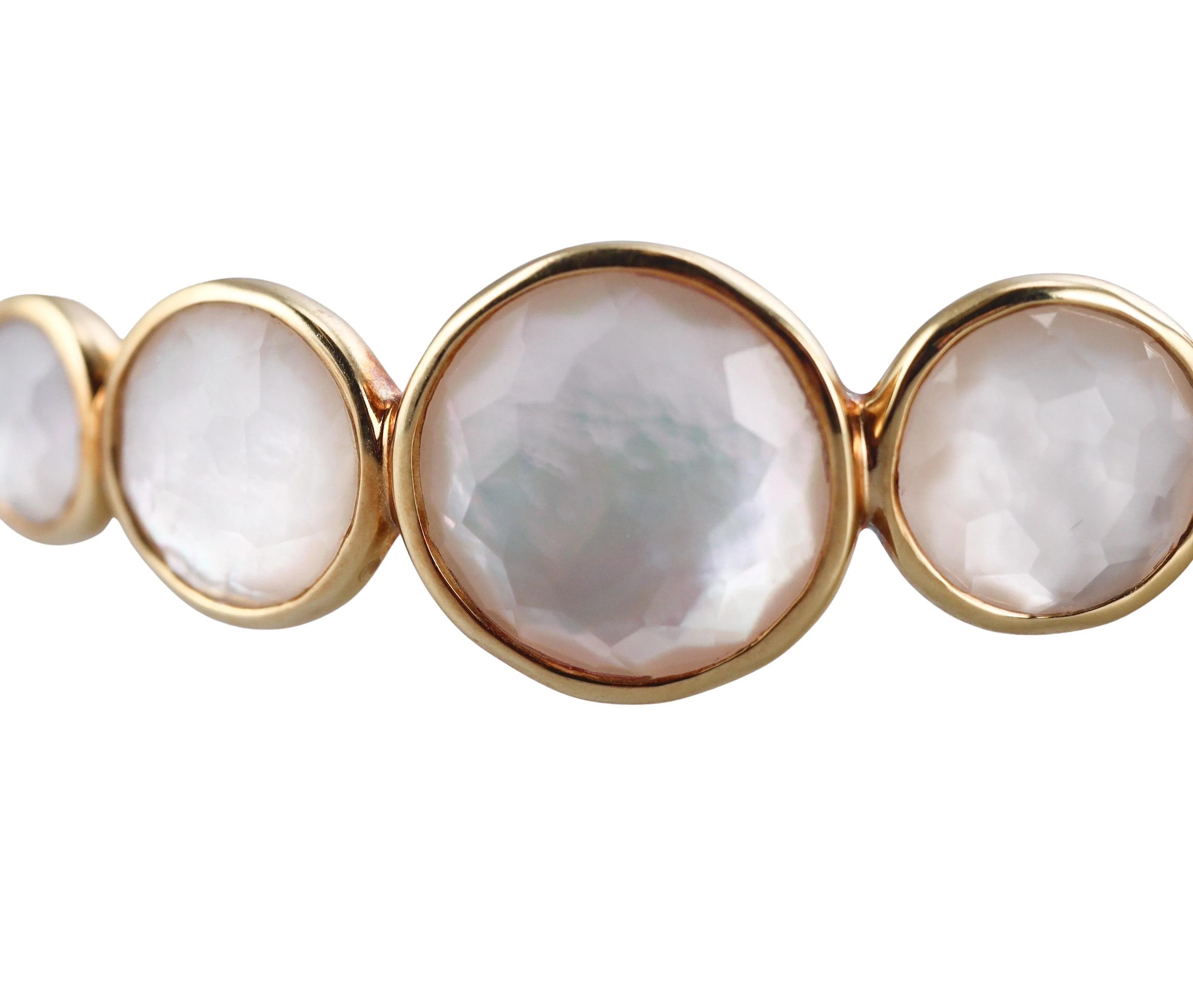 Ippolita Rock Candy Mother of Pearl Quartz Gold Bracelet