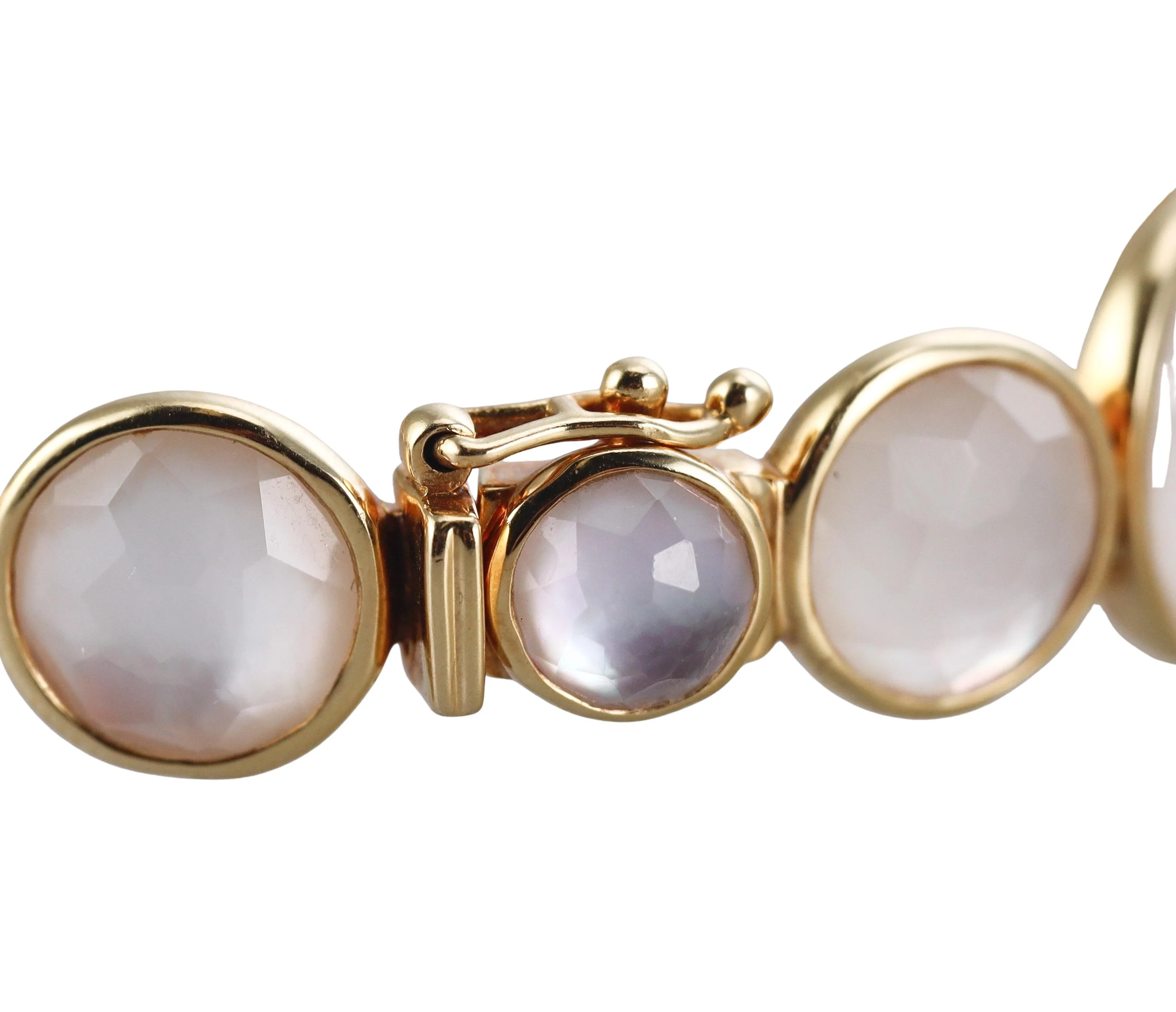 Ippolita Rock Candy Mother of Pearl Quartz Gold Bracelet