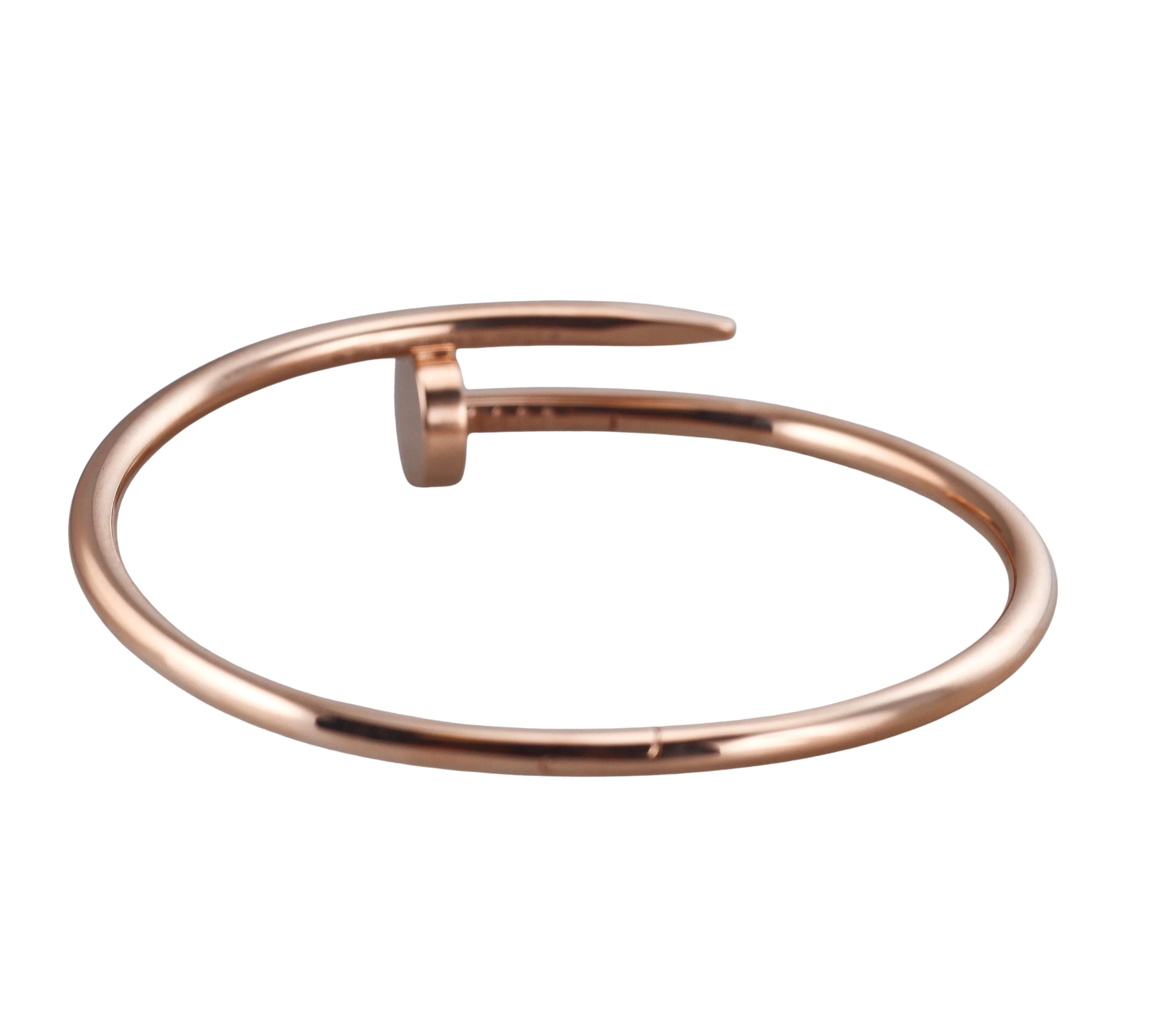 Cartier Juste Un Clou Rose Gold Classic Model Bracelet Size 18