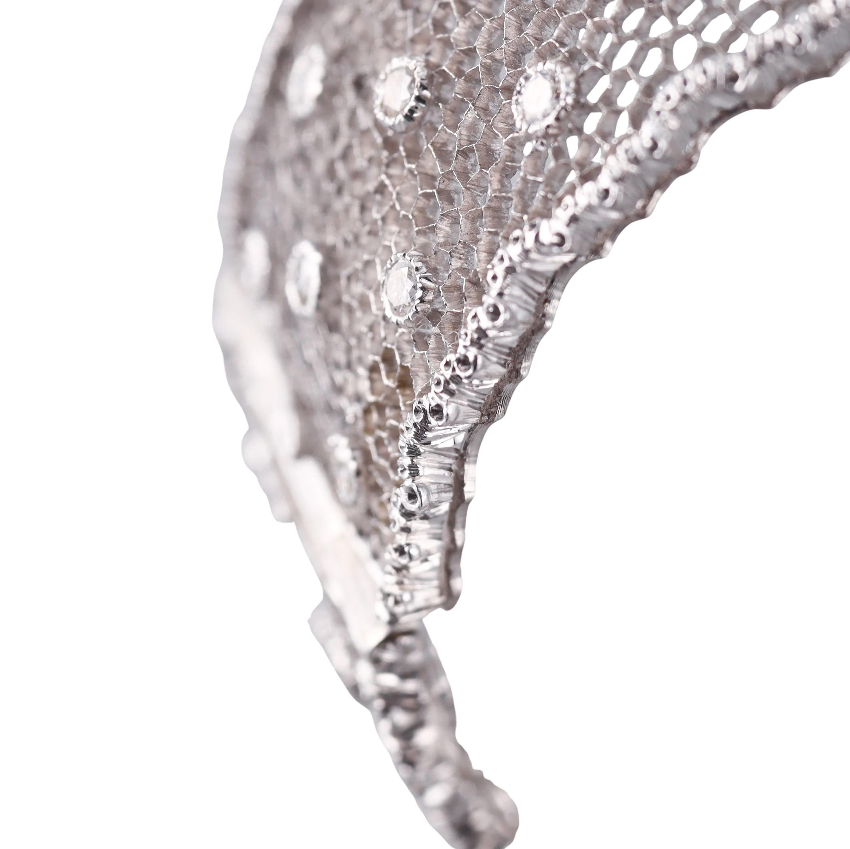 Buccellati Honeycomb Gold Diamond Bracelet