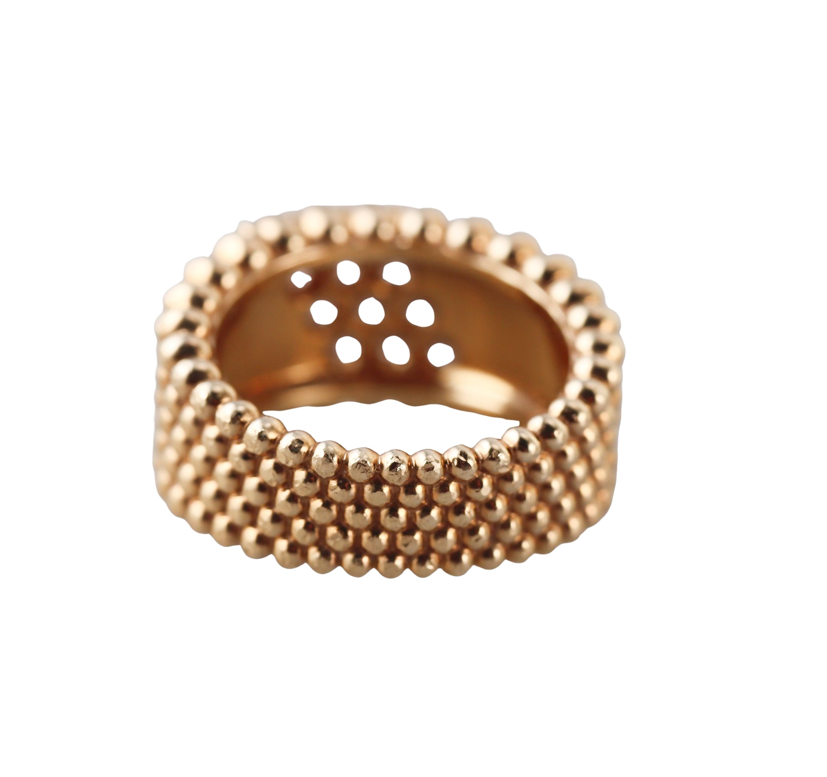 Van Cleef  Arpels Perlee Diamond Ring