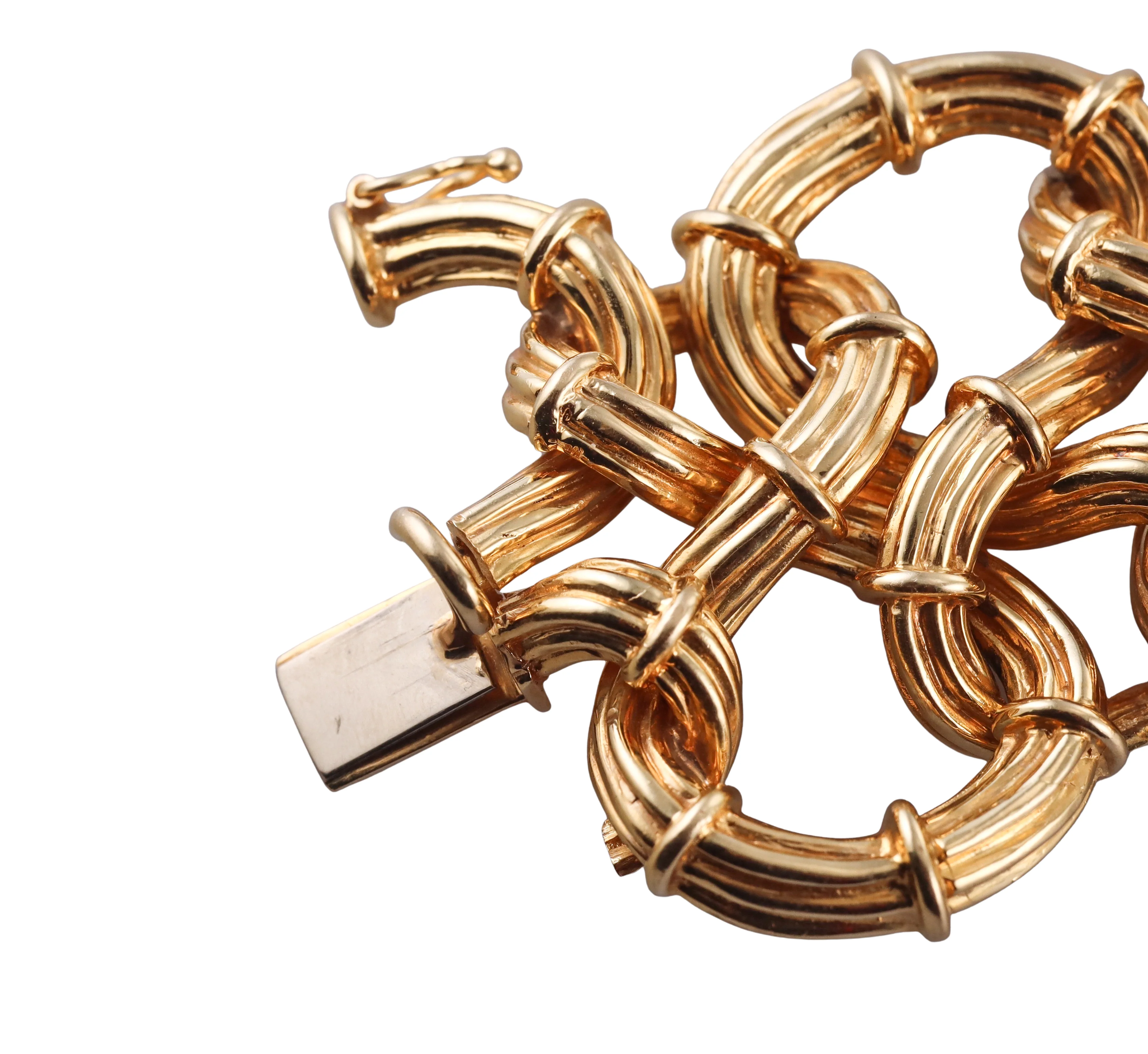 Tiffany  Co 1980s Gold Knot Bracelet