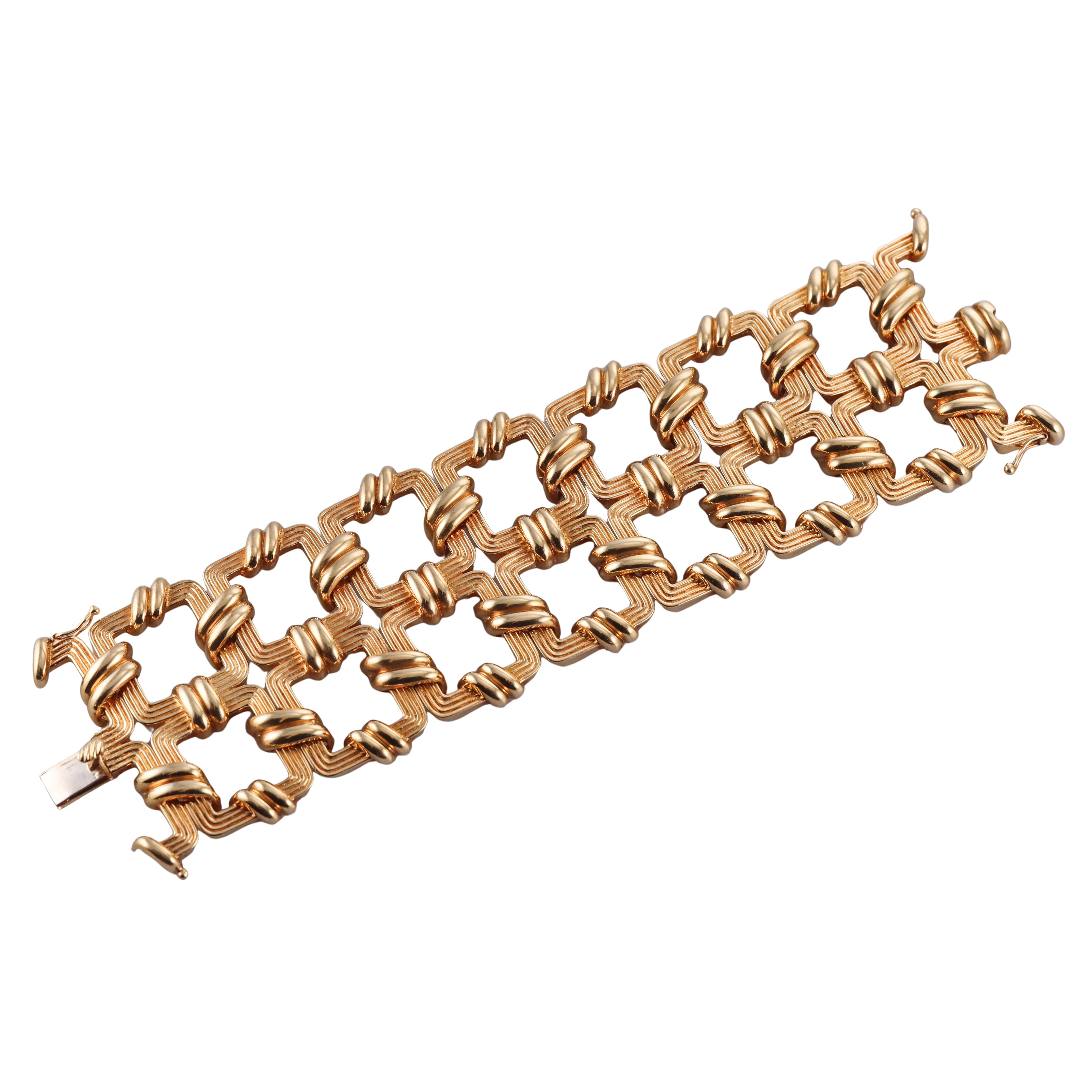 1980s Vintage Tiffany  Co Gold Bracelet