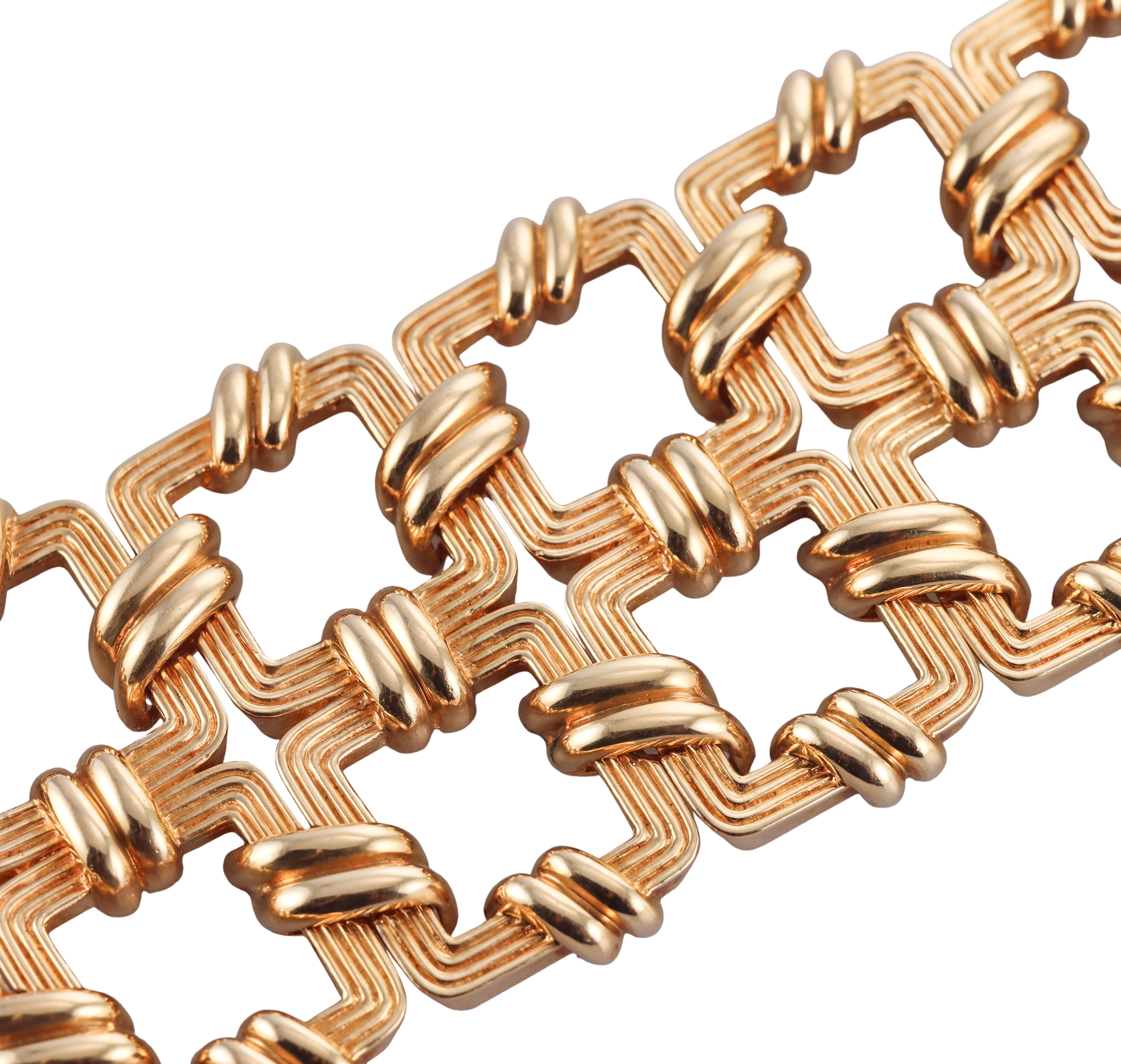 1980s Vintage Tiffany  Co Gold Bracelet