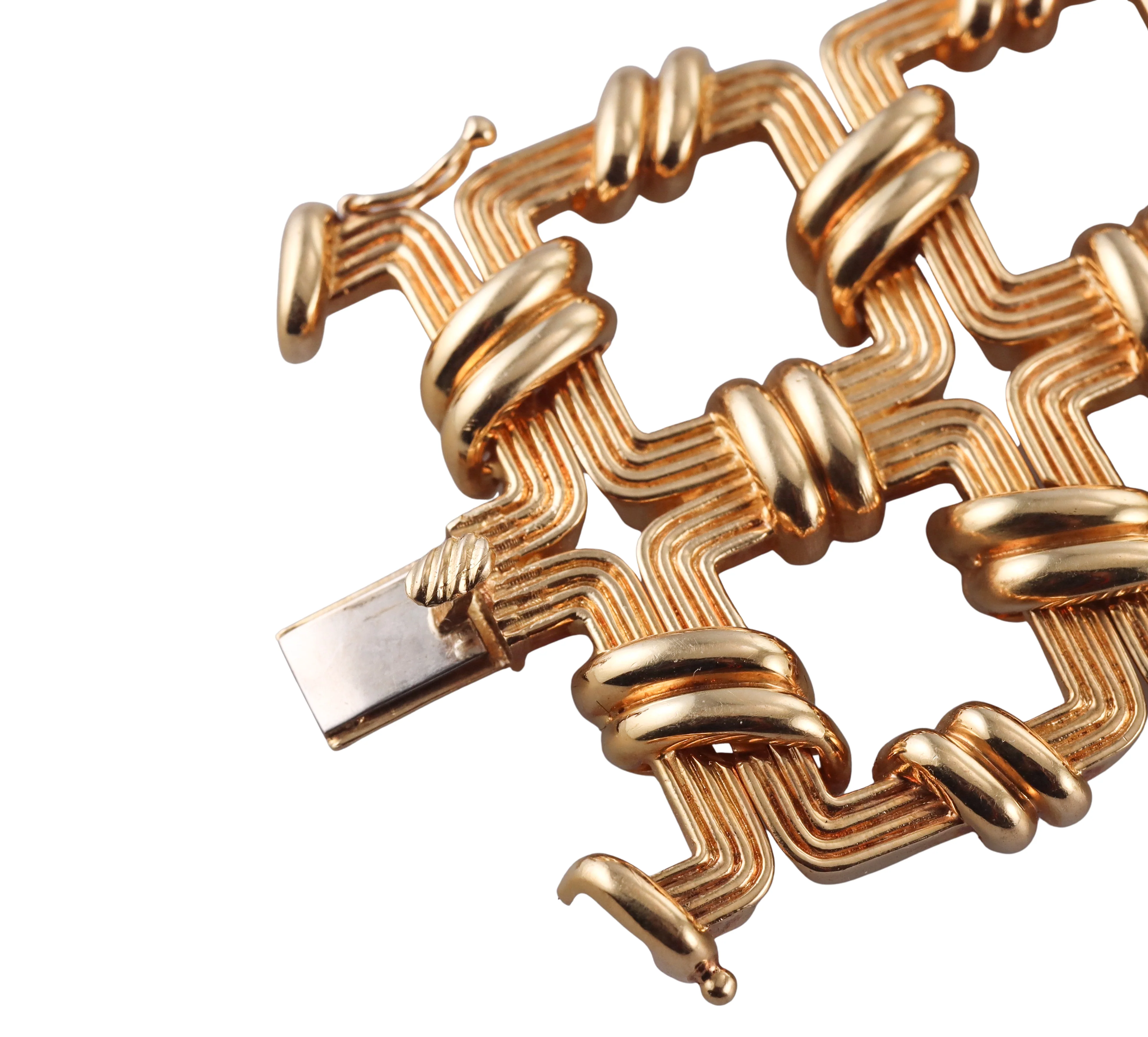 1980s Vintage Tiffany  Co Gold Bracelet