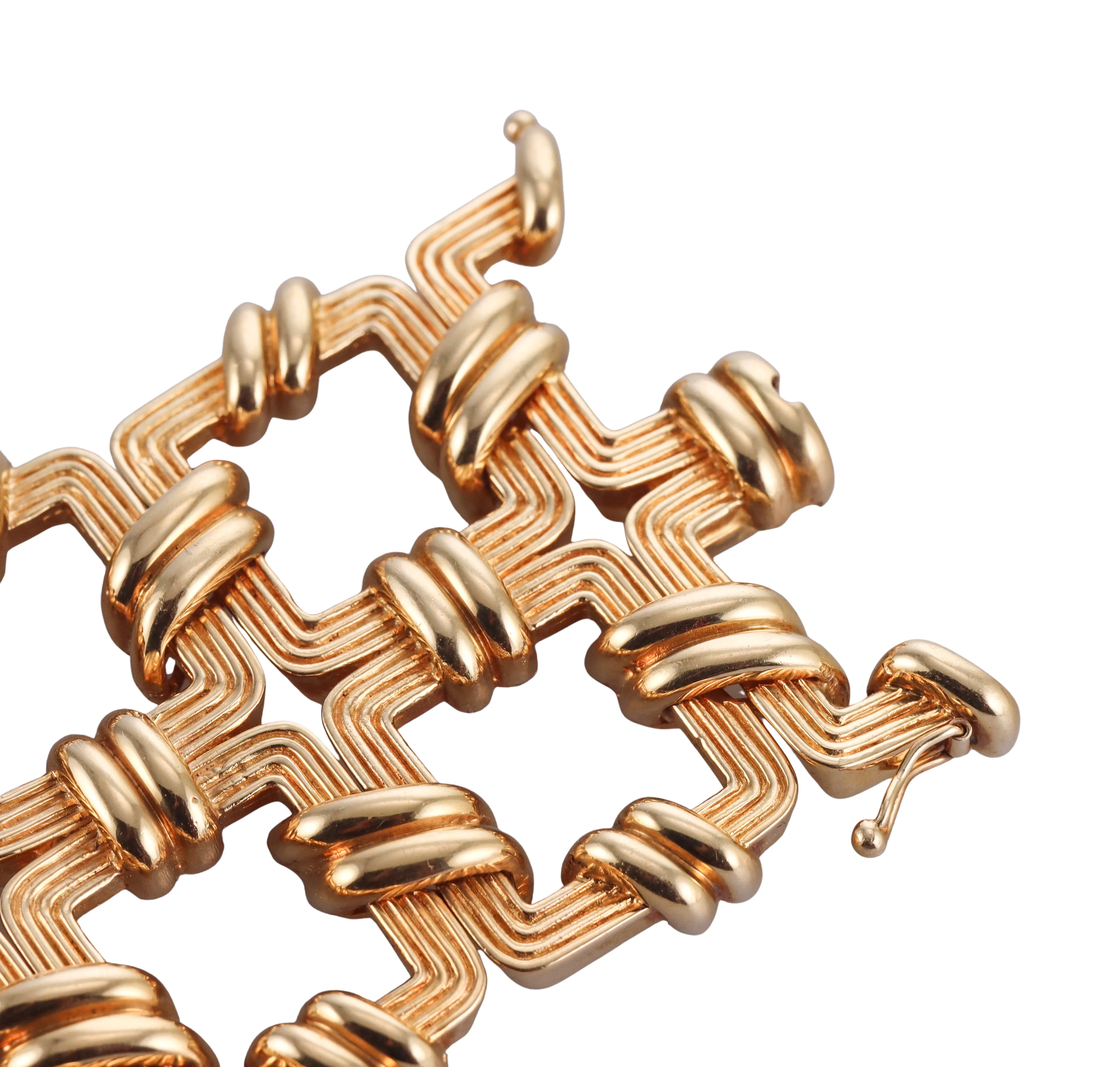 1980s Vintage Tiffany Co Gold Bracelet