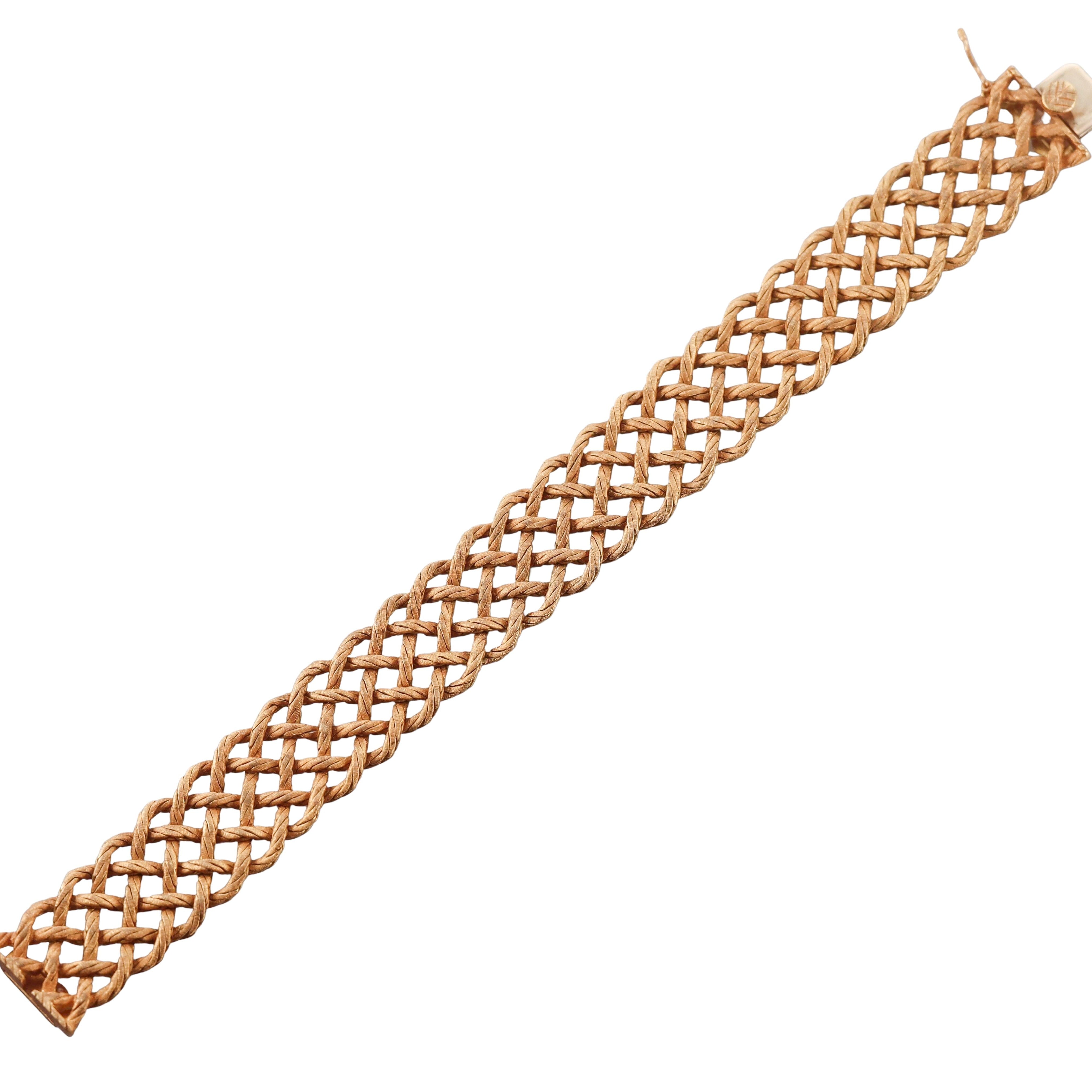 Buccellati Crepe De Chine Gold Bracelet