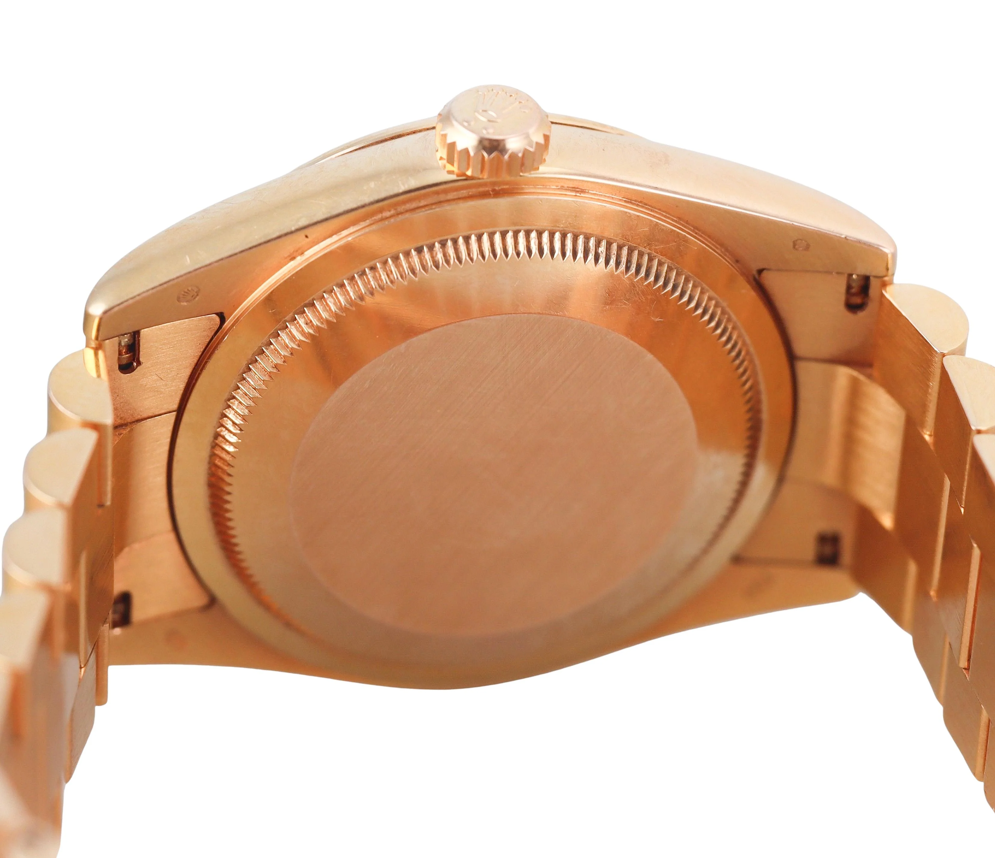 Rolex President Gold Diamond Tahitian Mother of Pearl Dial 36mm Watch 118236