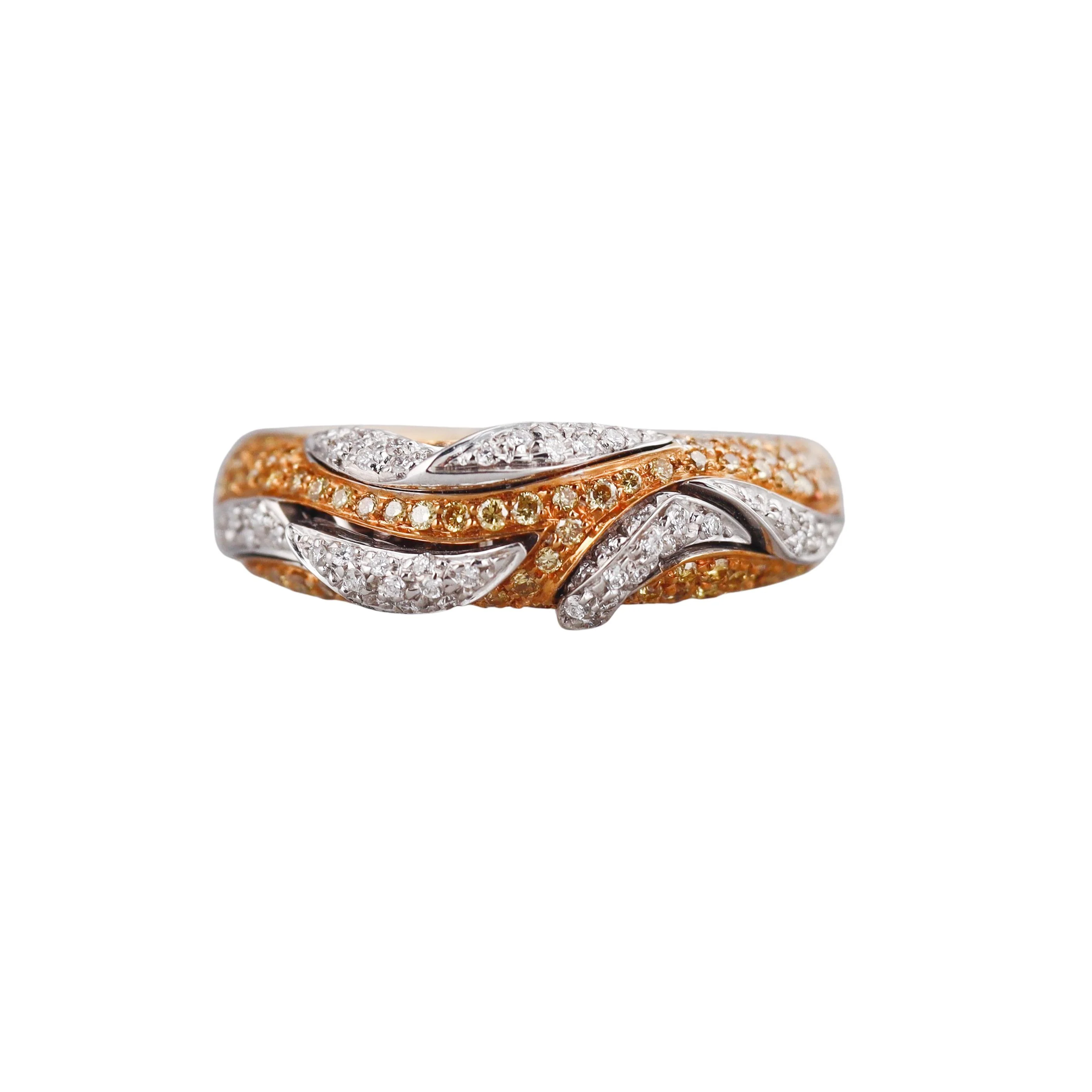 Audemars Piguet Yellow Diamond Gold Ring