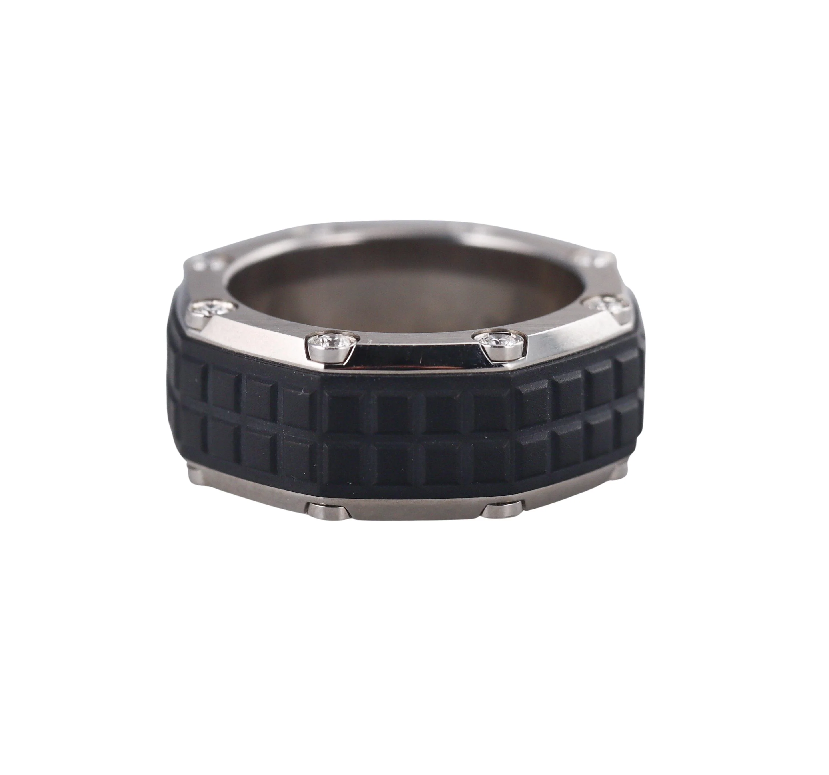 Audemars Piguet Royal Oak Offshore Diamond Rubber Titanium Ring
