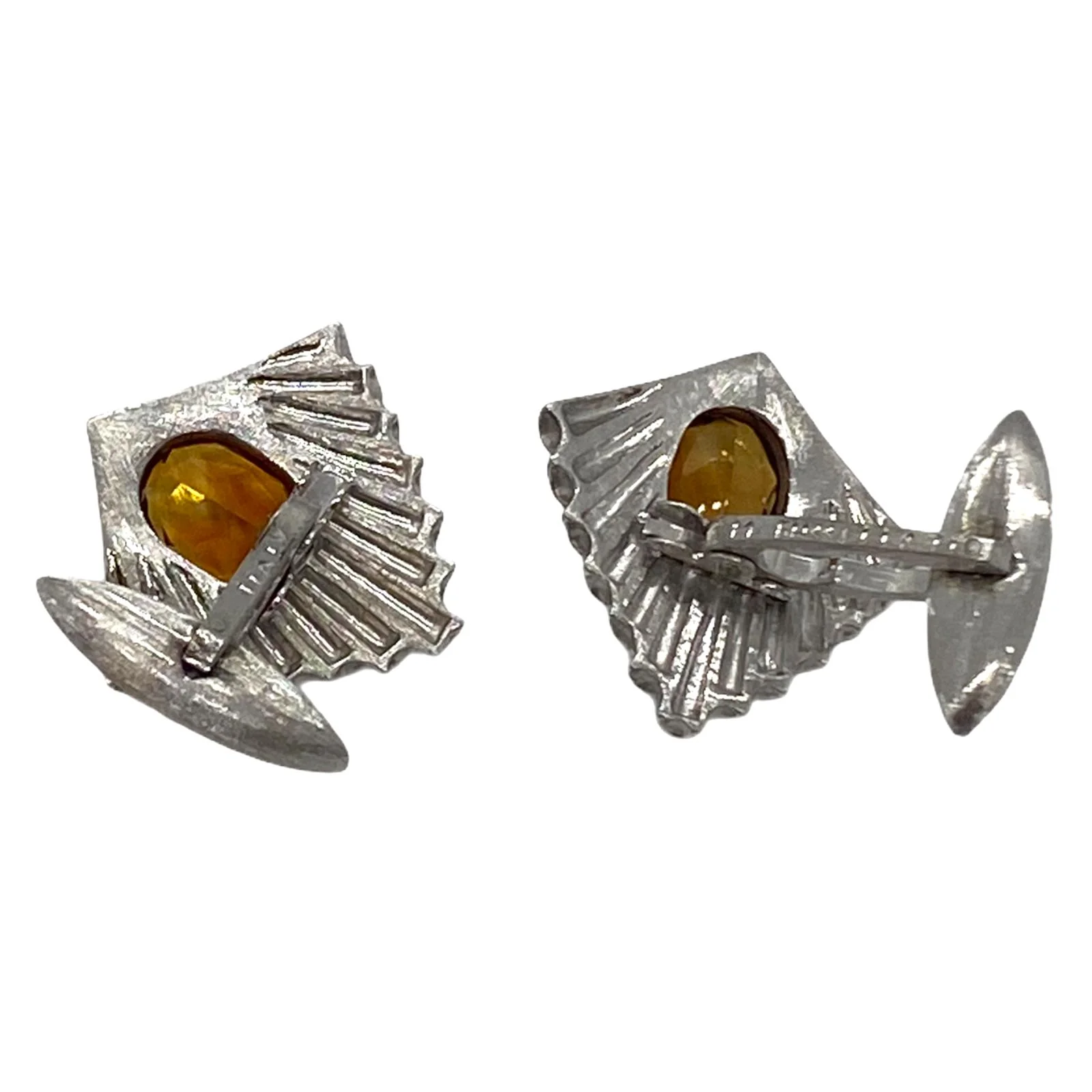 Mario Buccellati Citrine 18k Gold Cufflinks