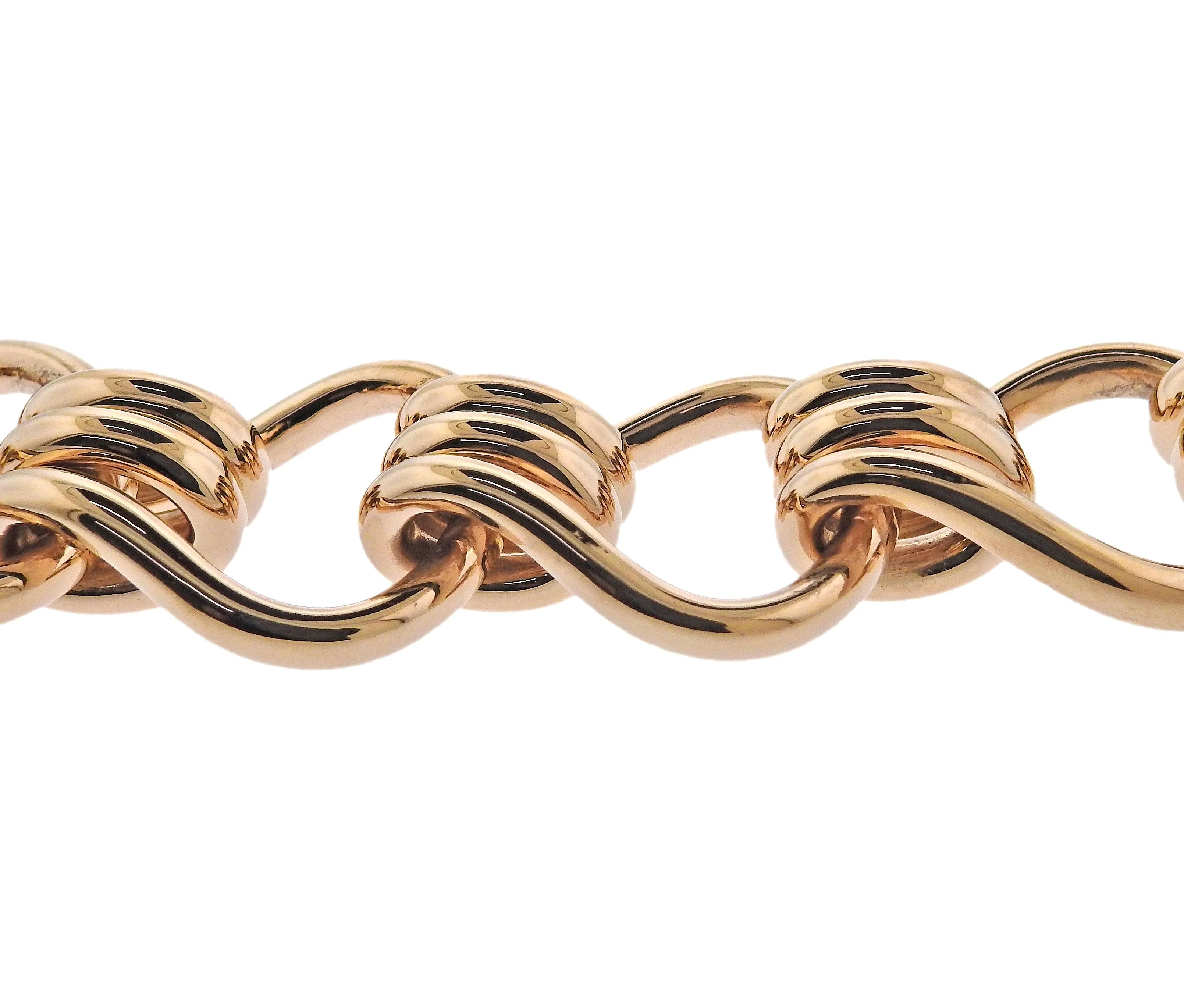 Seaman Schepps Mousetrap 22k Gold Bracelet
