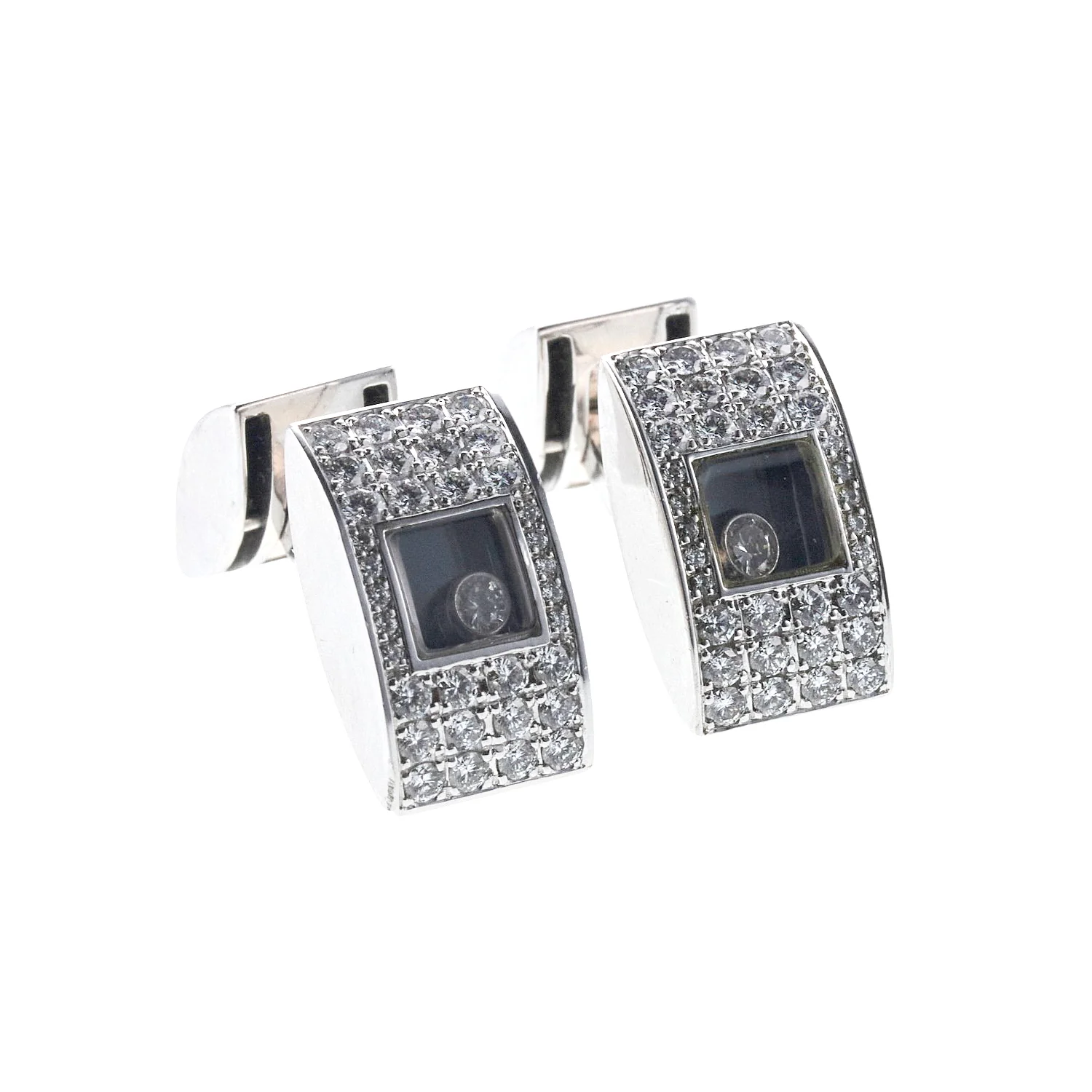 Chopard Happy Diamonds Gold Cufflinks