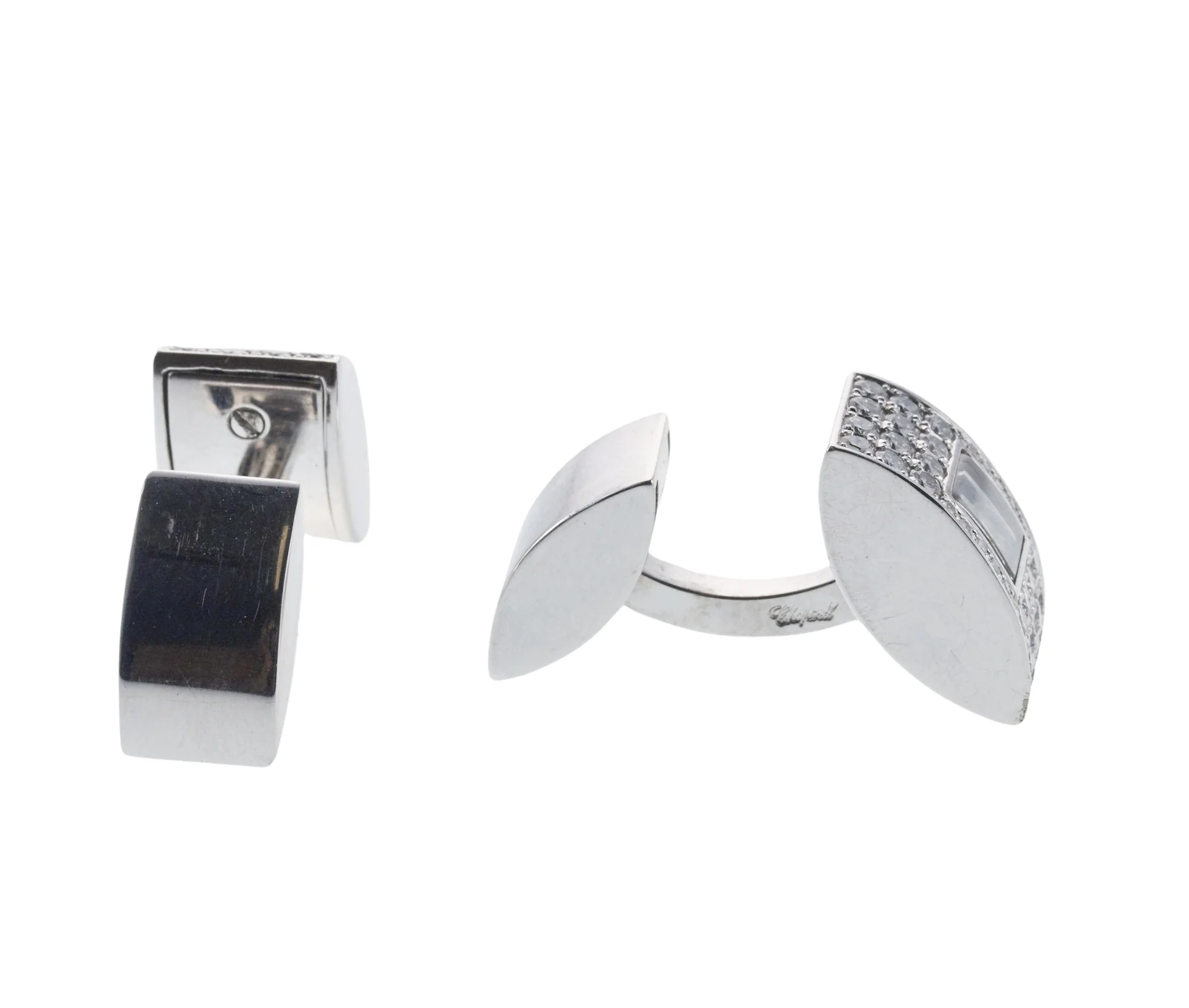 Chopard Happy Diamonds Gold Cufflinks