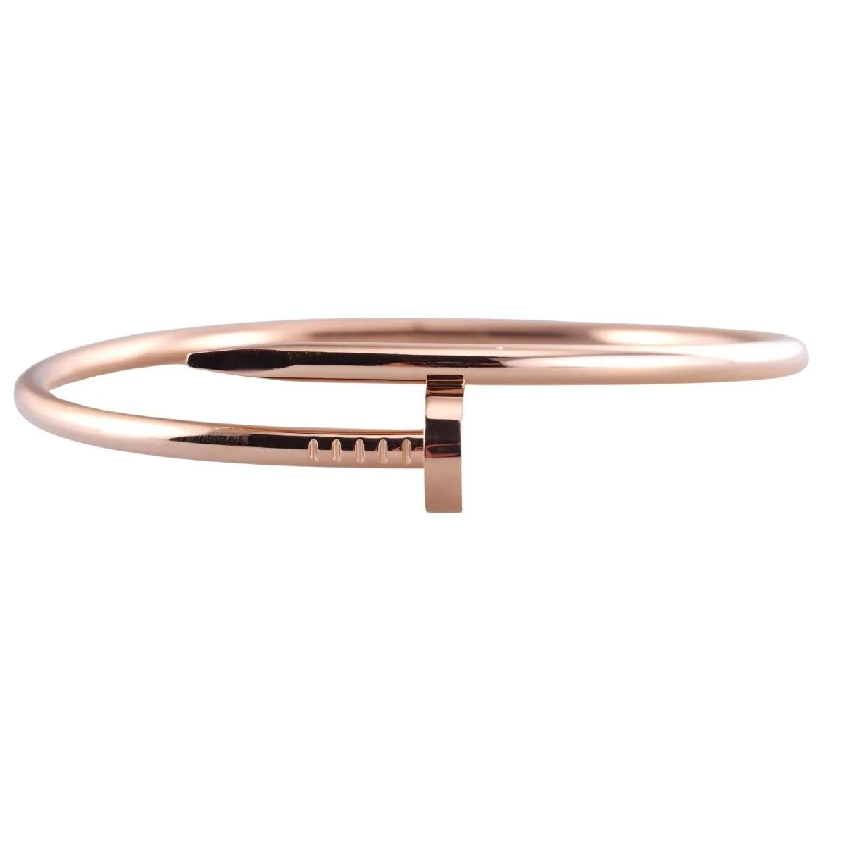 Cartier Juste Un Clou Rose Gold Nail Bracelet Size 19