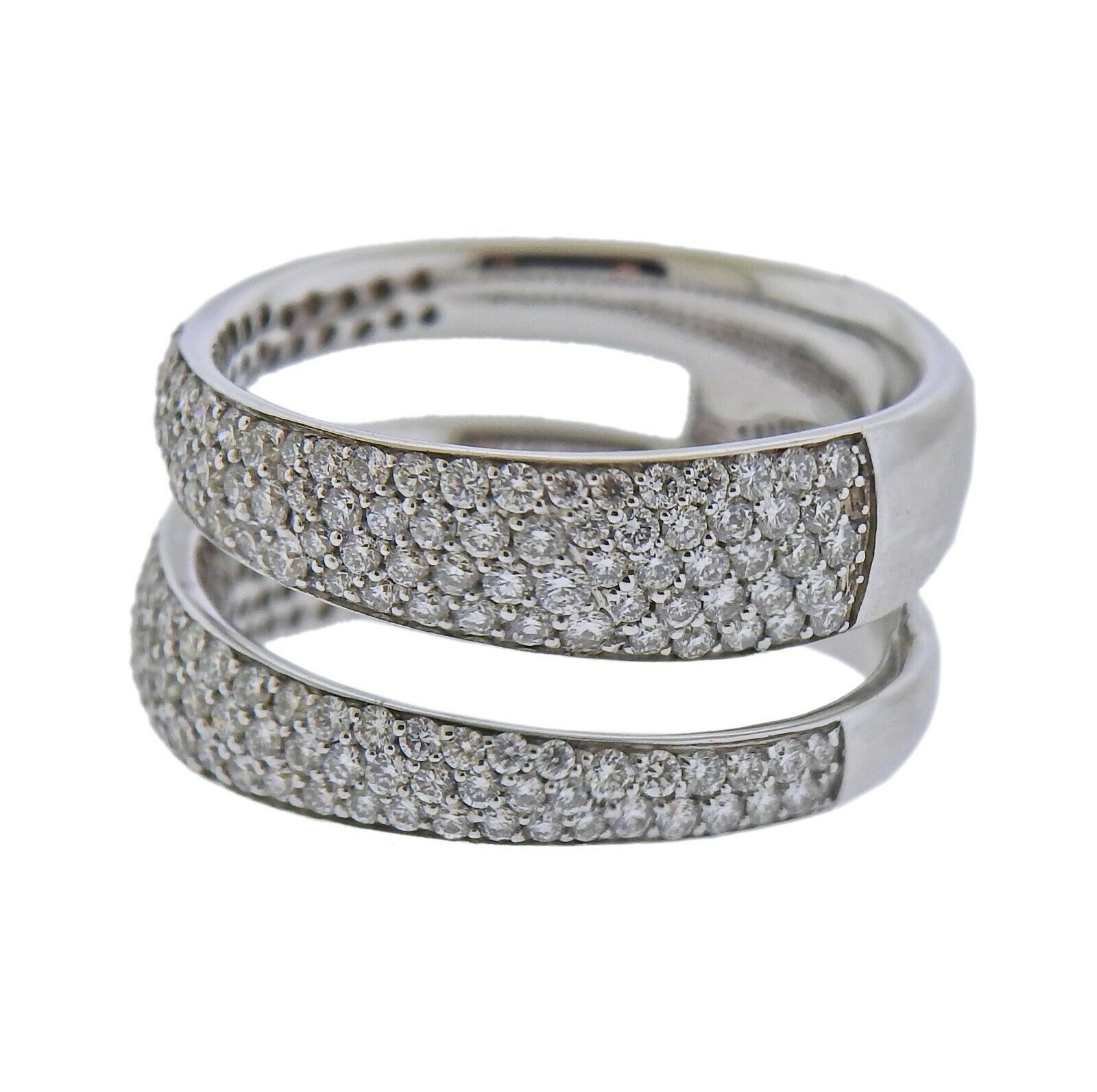 Roberto Coin Scalare 18k Gold Diamond Ring - Replica Luxury Handbag Store