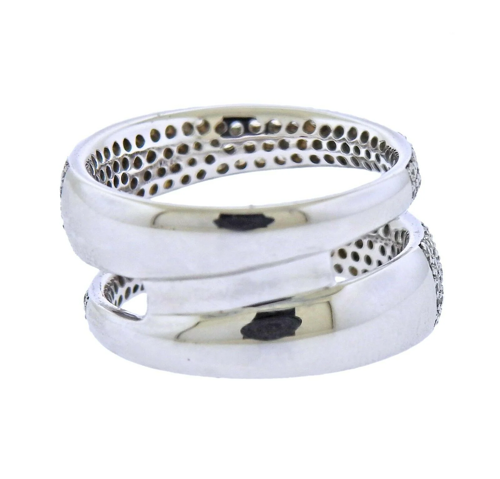 Roberto Coin Scalare 18k Gold Diamond Ring - Replica Luxury Handbag Store