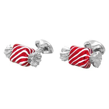 New Deakin  Francis Sterling Silver Square Sweet Candy Cufflinks - Oakgem.com