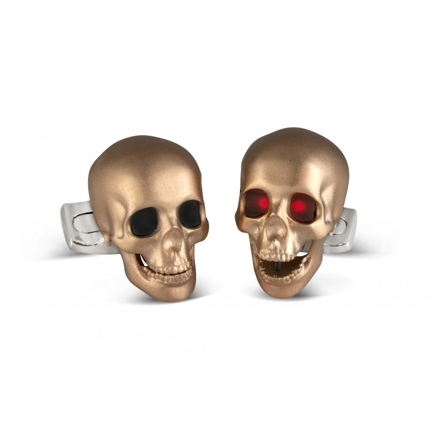 Deakin  Francis LED Skull Cufflinks - Replica Luxury Handbag Store
