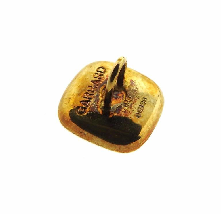 Garrard MOP and Onyx Gold Cufflink Button Stud Sets - Replica Luxury Handbag Store