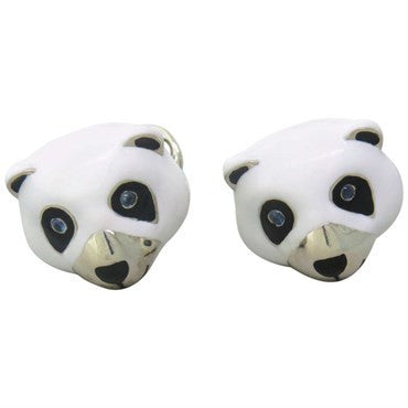 Deakin Francis Sterling Silver Panda Bear Cufflinks - Replica Luxury Handbag Store