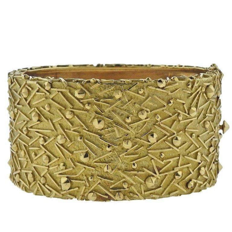 1970s Tiffany  Co. Gold Bangle Bracelet - Replica Luxury Handbag Store