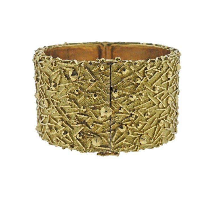 1970s Tiffany Co. Gold Bangle Bracelet - Replica Luxury Handbag Store