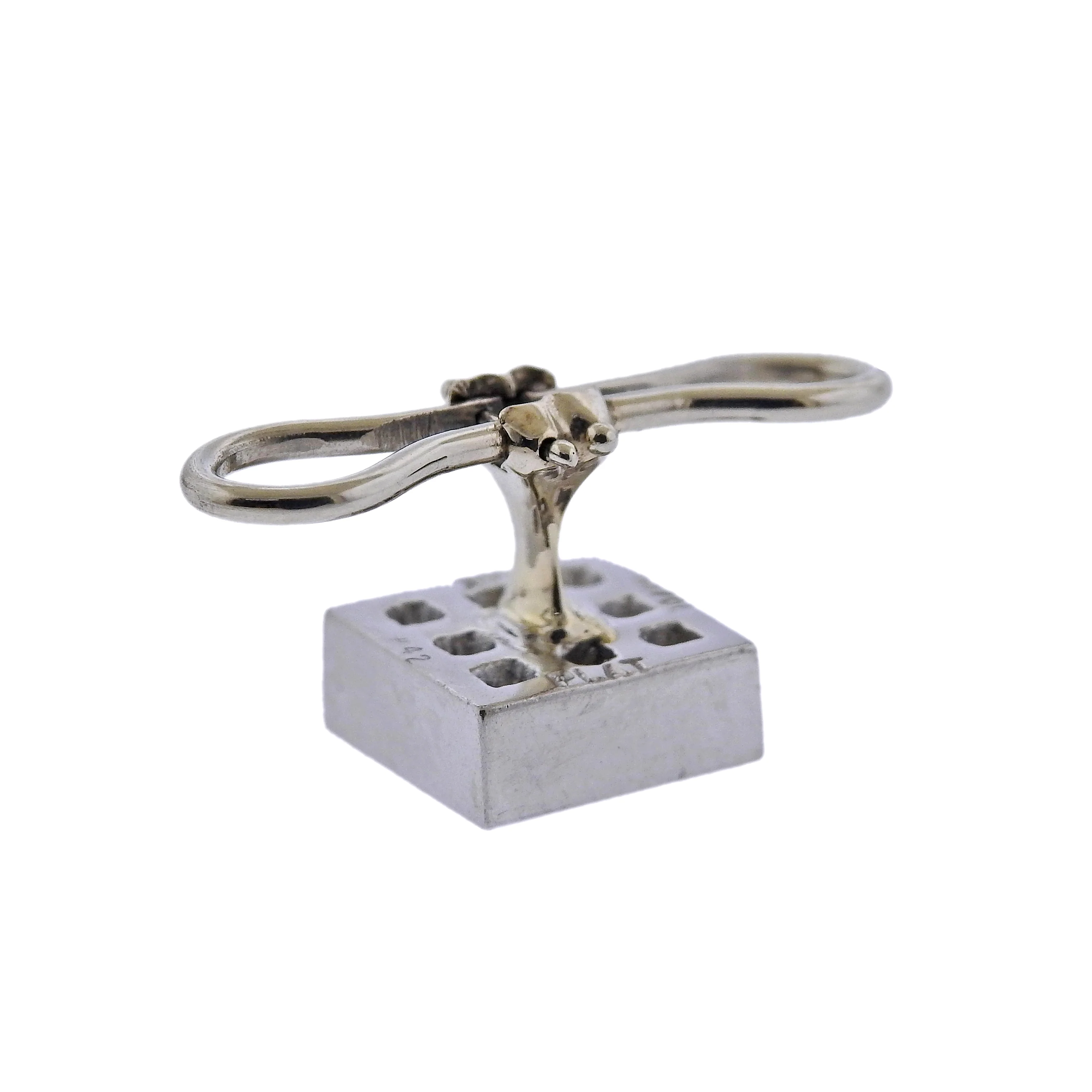 Platinum 8.50ctw Diamond Cufflinks Stud Dress Set