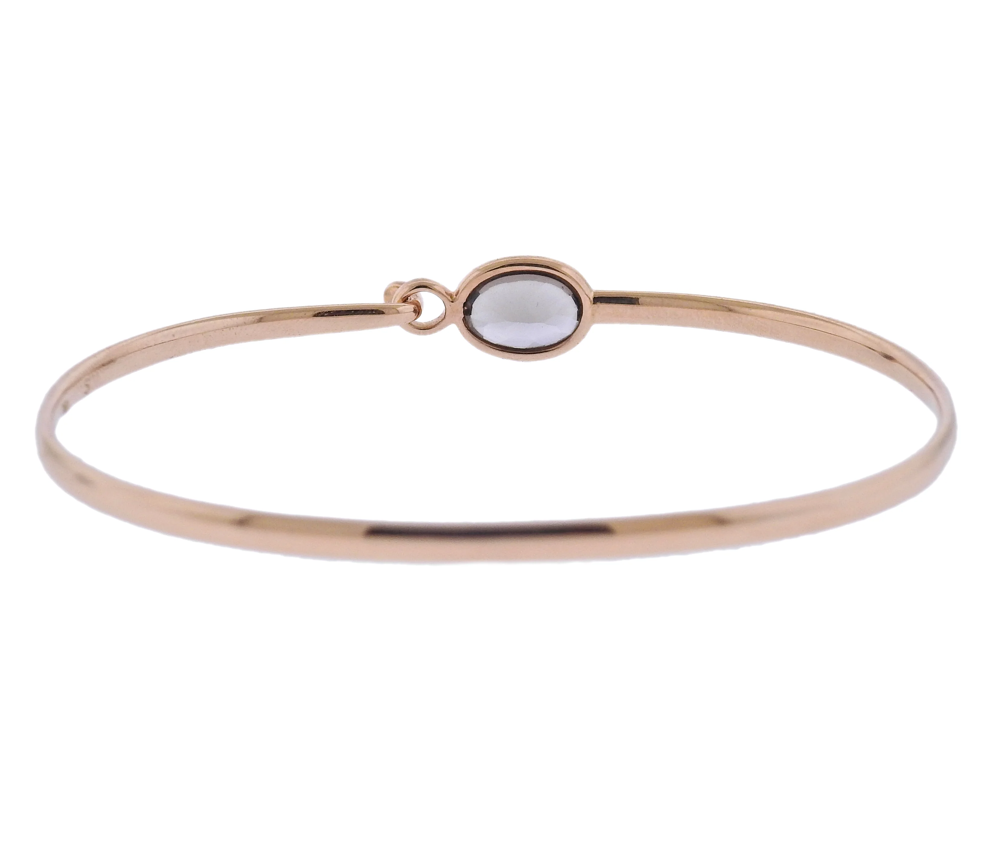 Georg Jensen Savannah 18k Gold Smokey Quartz Bracelet 1506
