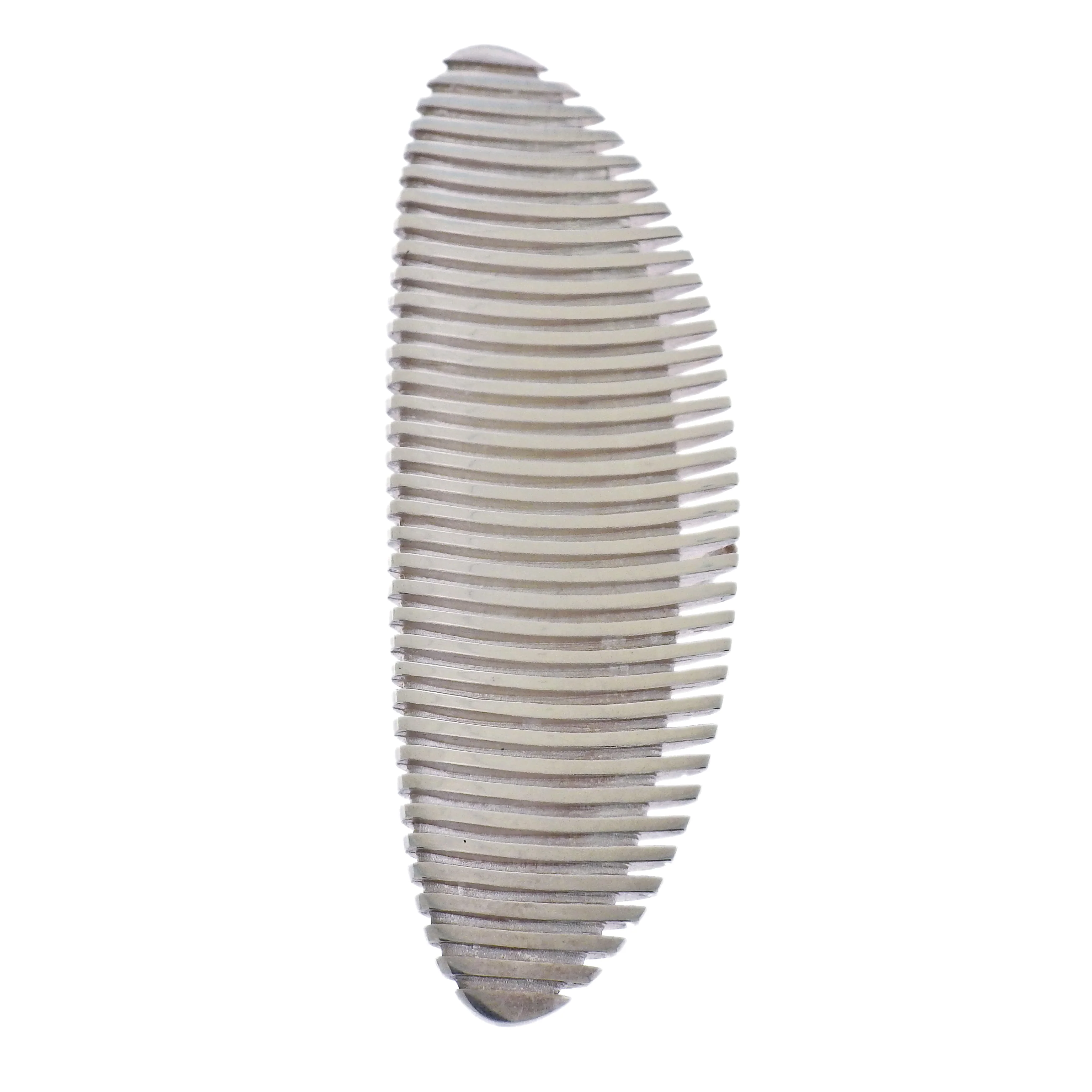 Georg Jensen Zaha Hadid Lamellae Sterling Silver Long I Ring 623 C