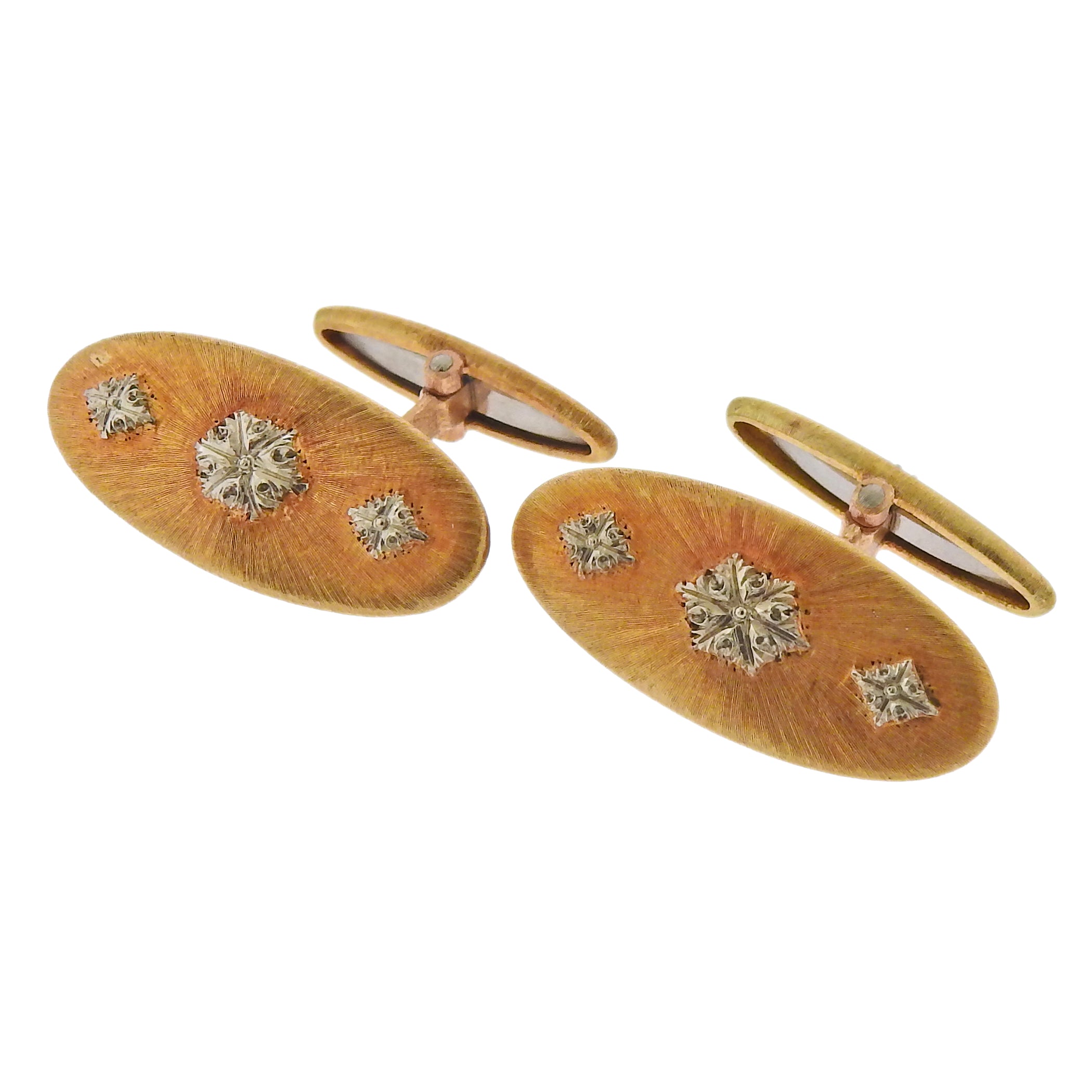 Buccellati Gold Classic Cufflinks - Replica Luxury Handbag Store