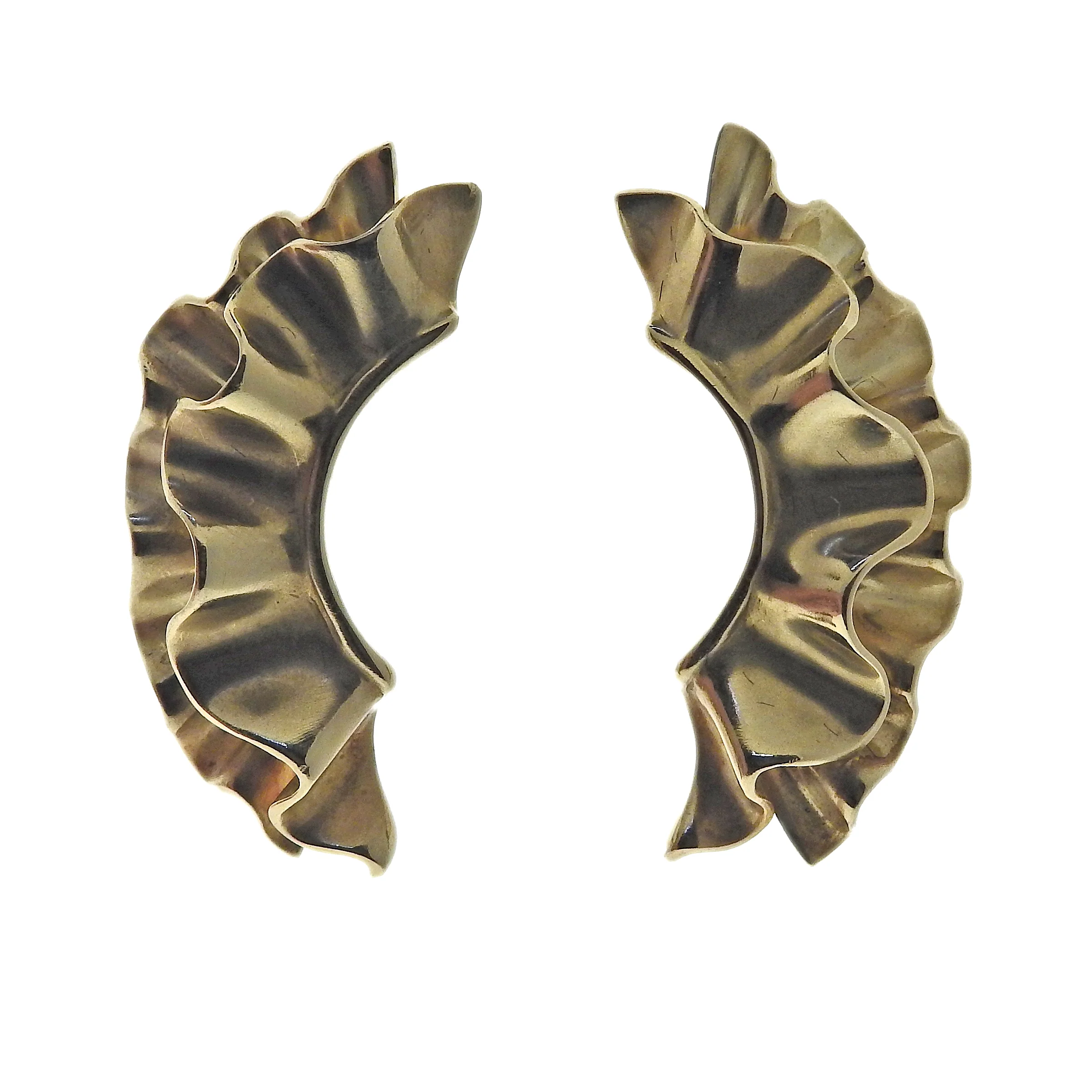 Angela Cummings Gold Earrings