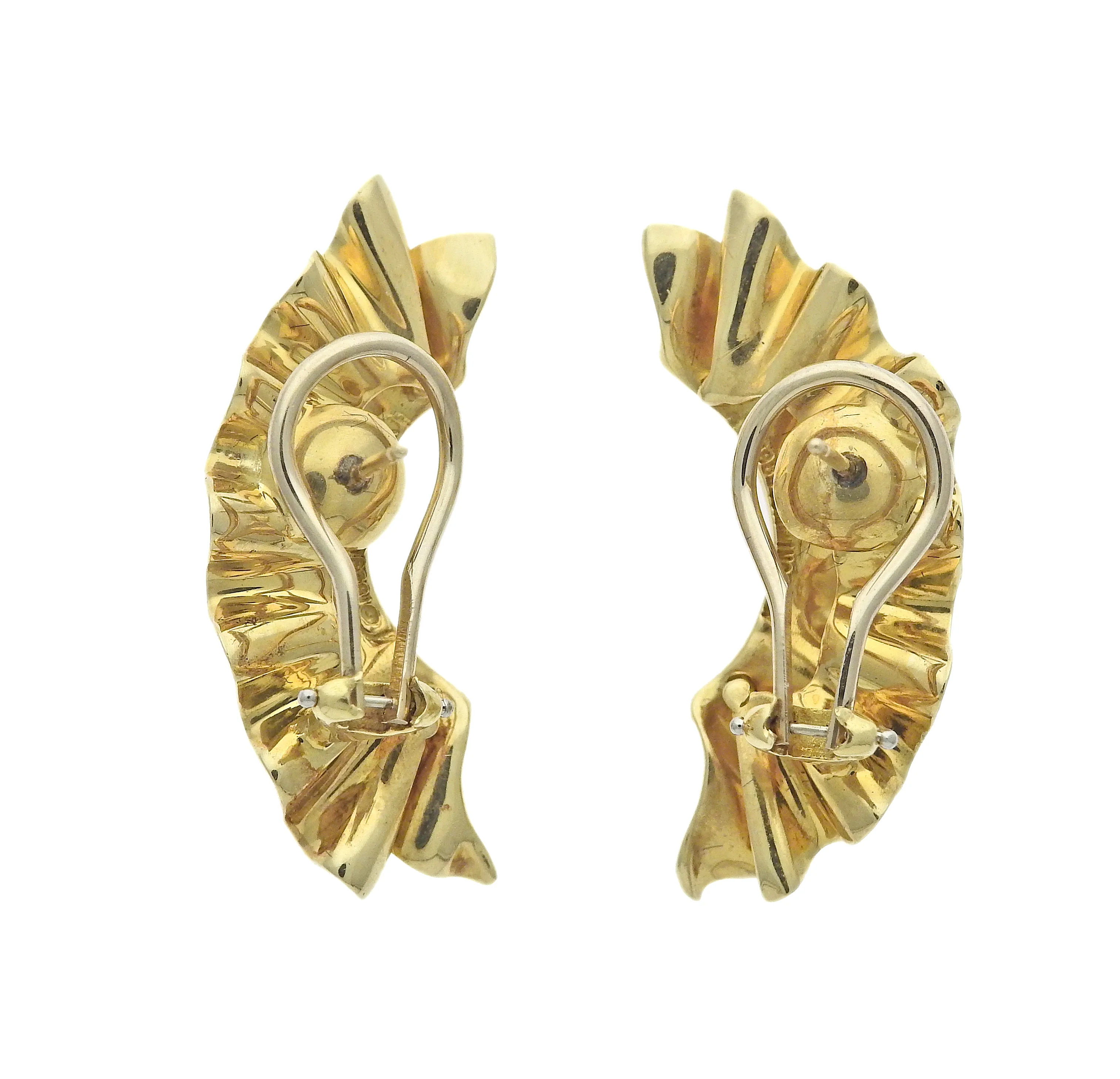 Angela Cummings Gold Earrings