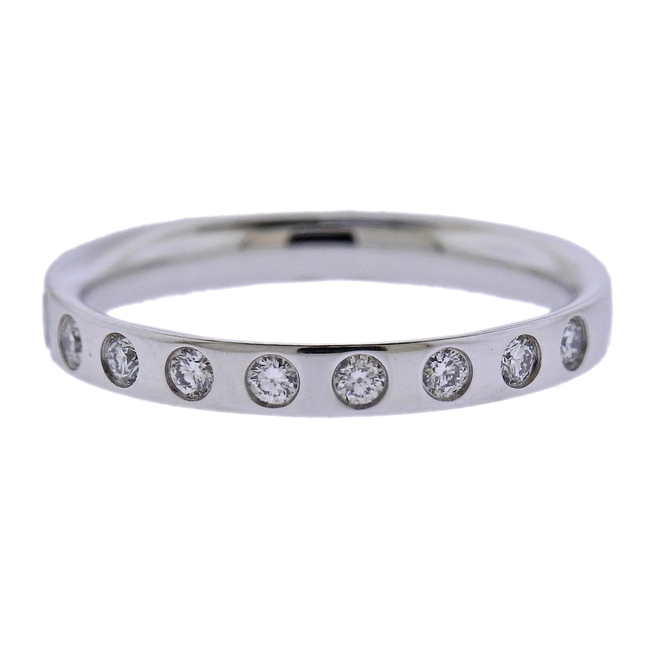 Georg Jensen 18k White Gold Magic Diamond Ring 1513 B