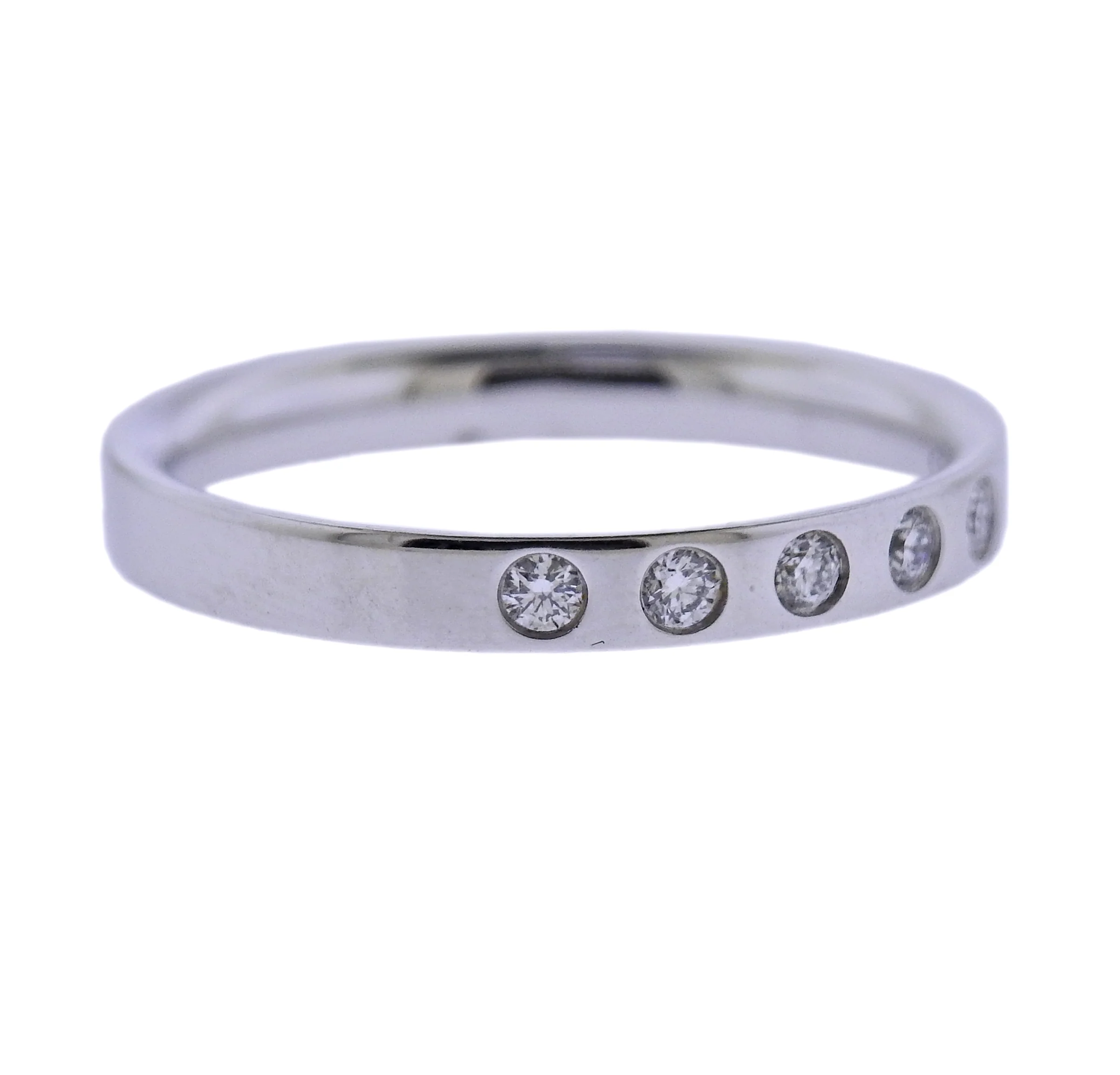 Georg Jensen 18k White Gold Magic Diamond Ring 1513 B