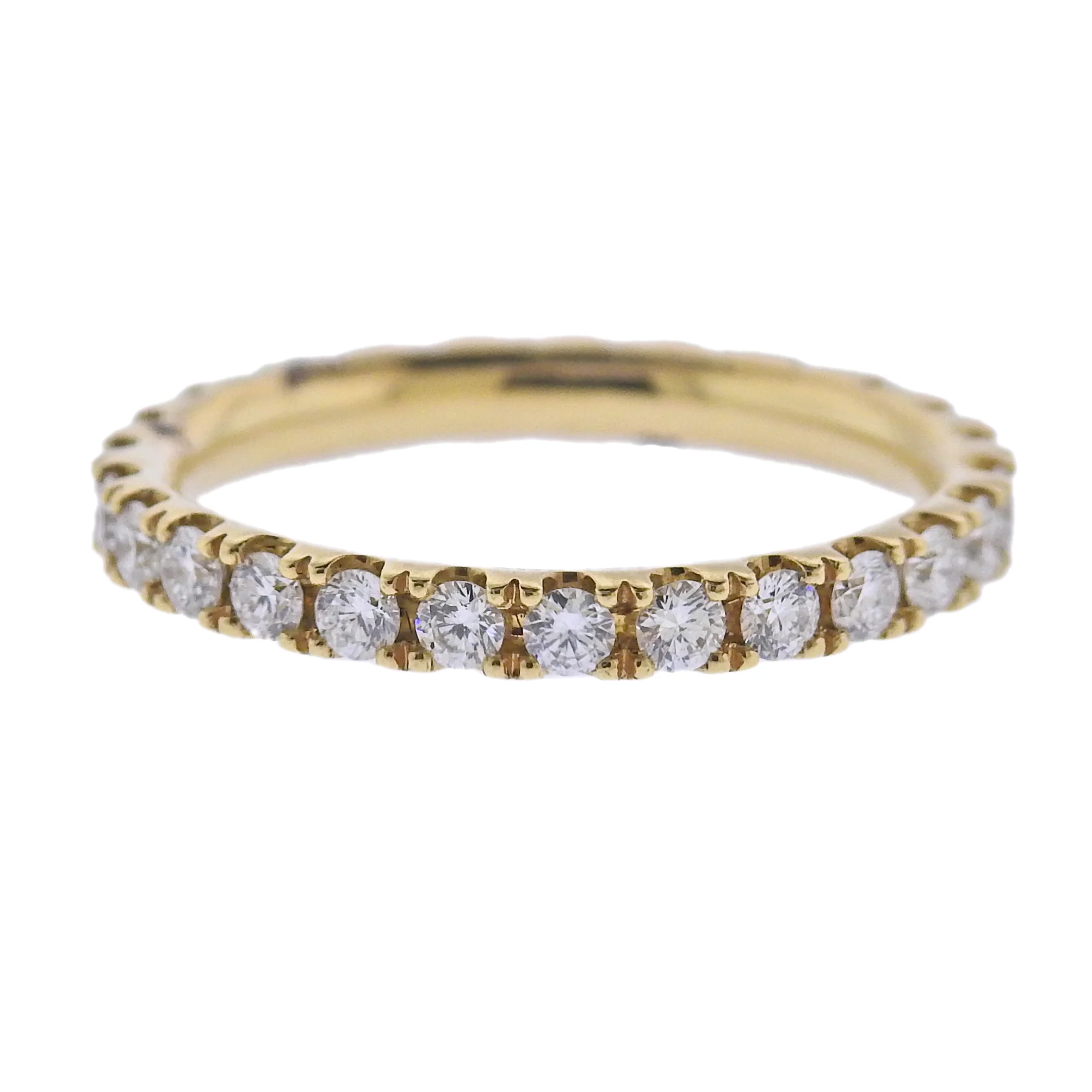 Georg Jensen 18k Yellow Gold Aurora Diamond Ring 1553 D