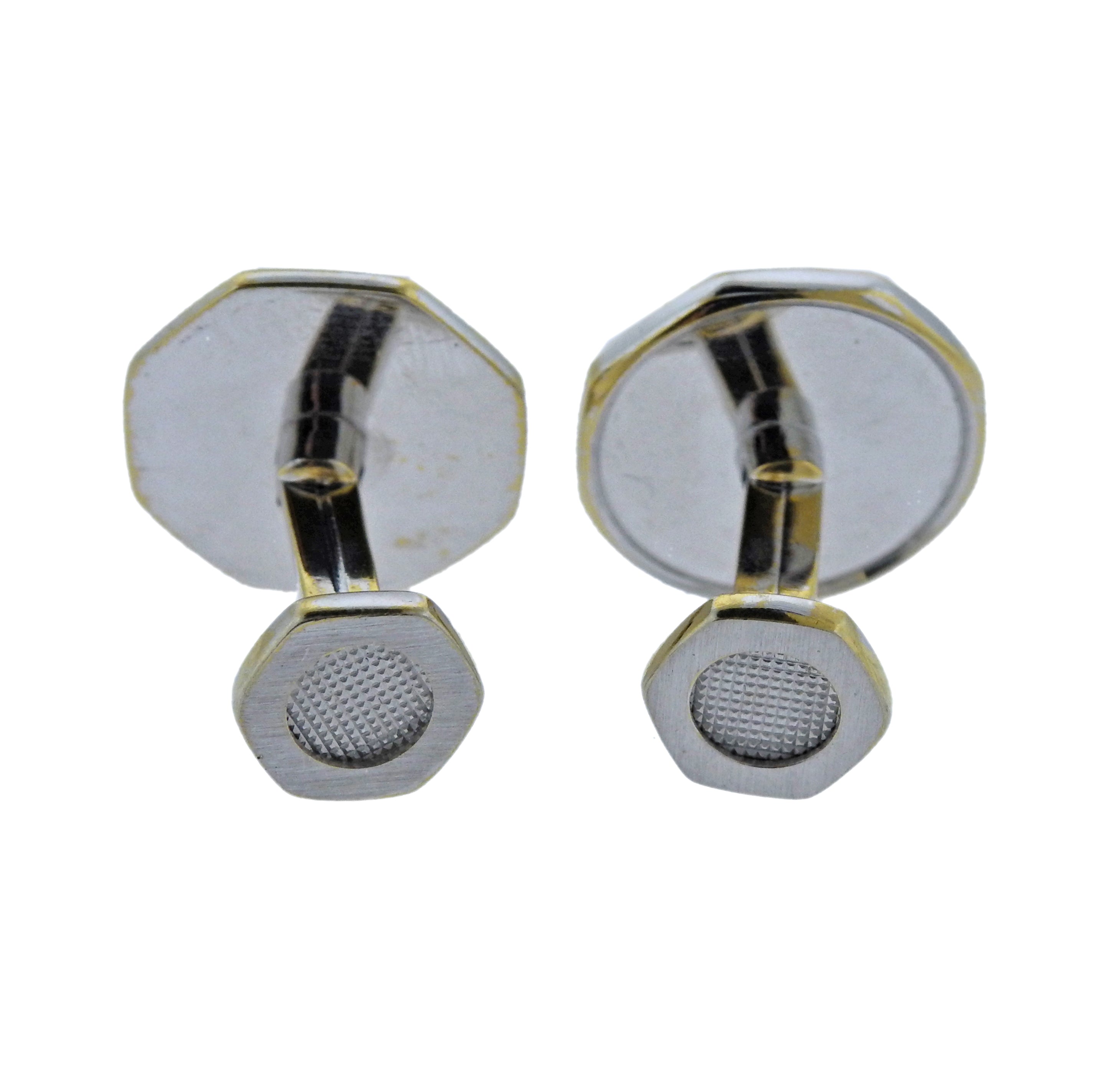 Audemars Piguet Royal Oak Gold Cufflinks - Replica Luxury Handbag Store