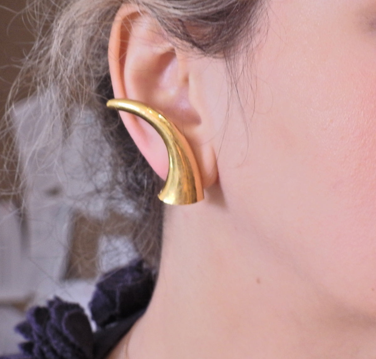 Lalaounis Greece Gold Earrings - Replica Luxury Handbag Store