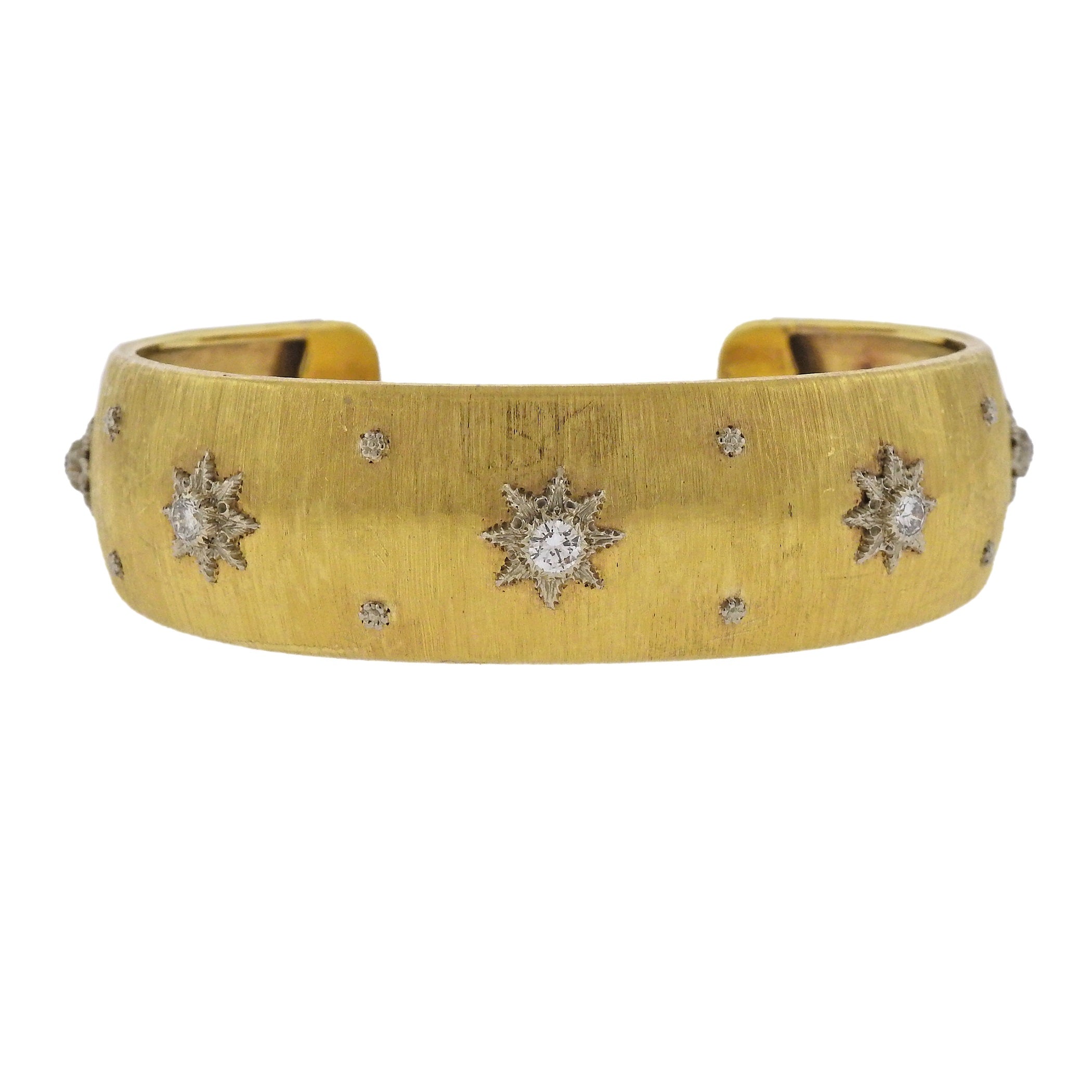 Buccellati Classic Diamond Gold Bracelet - Replica Luxury Handbag Store
