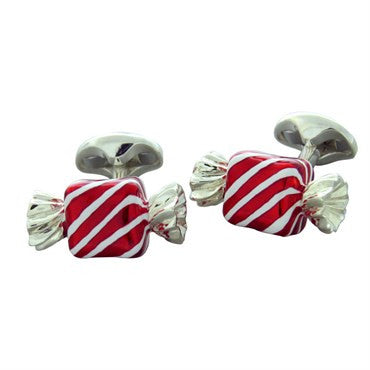 New Deakin Francis Sterling Silver Square Sweet Candy Cufflinks - Oakgem.com