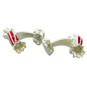 Deakin Francis Sterling Sweet Round Swirl Candy Cufflinks - Replica Luxury Handbag Store